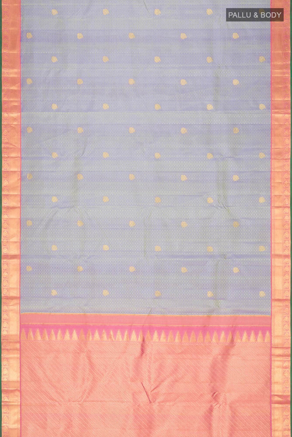 Blue Kanchipuram Silk Saree