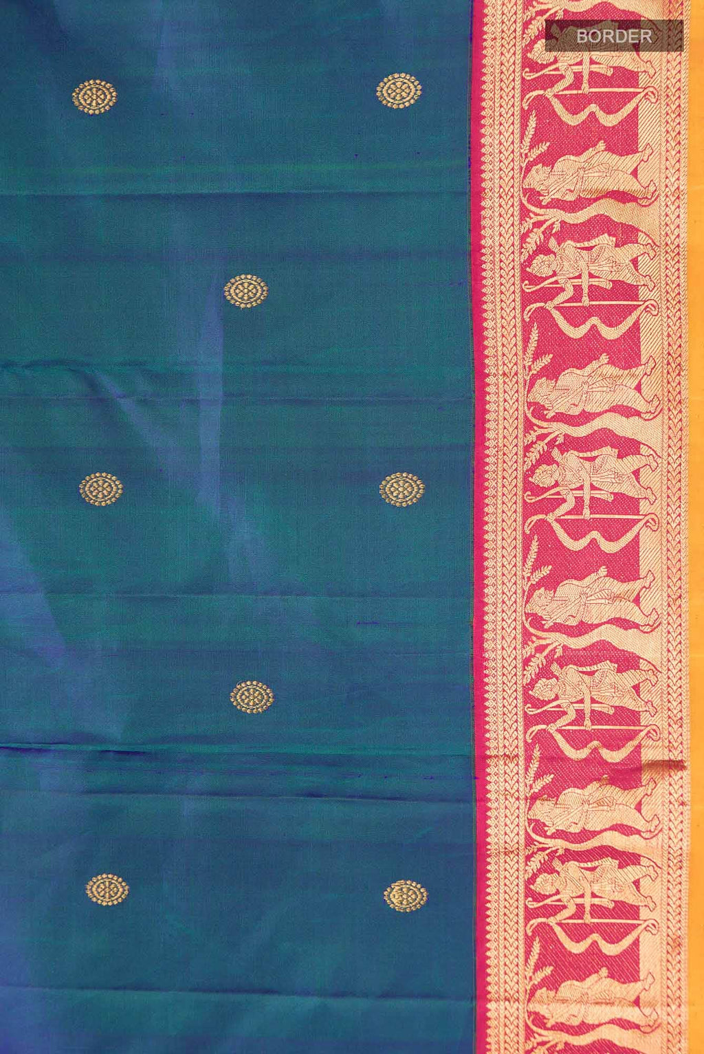 Blue Kanchipuram Silk Saree