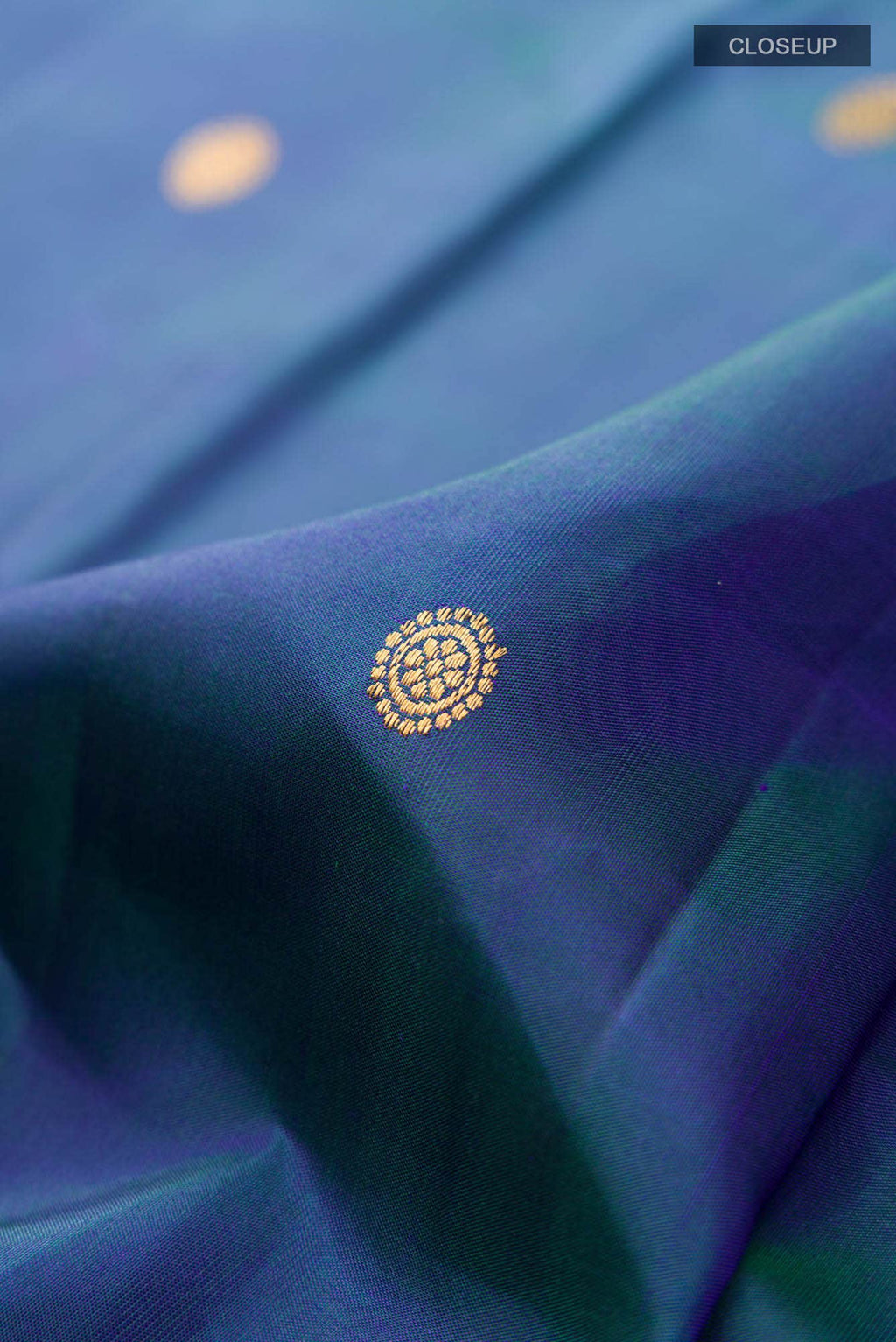 Blue Kanchipuram Silk Saree