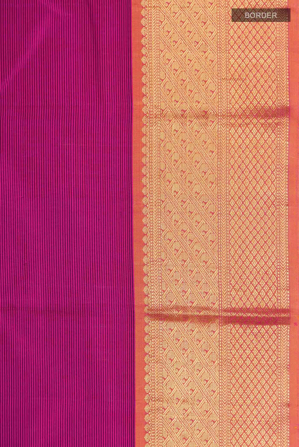 Purple Kanchipuram Silk Saree
