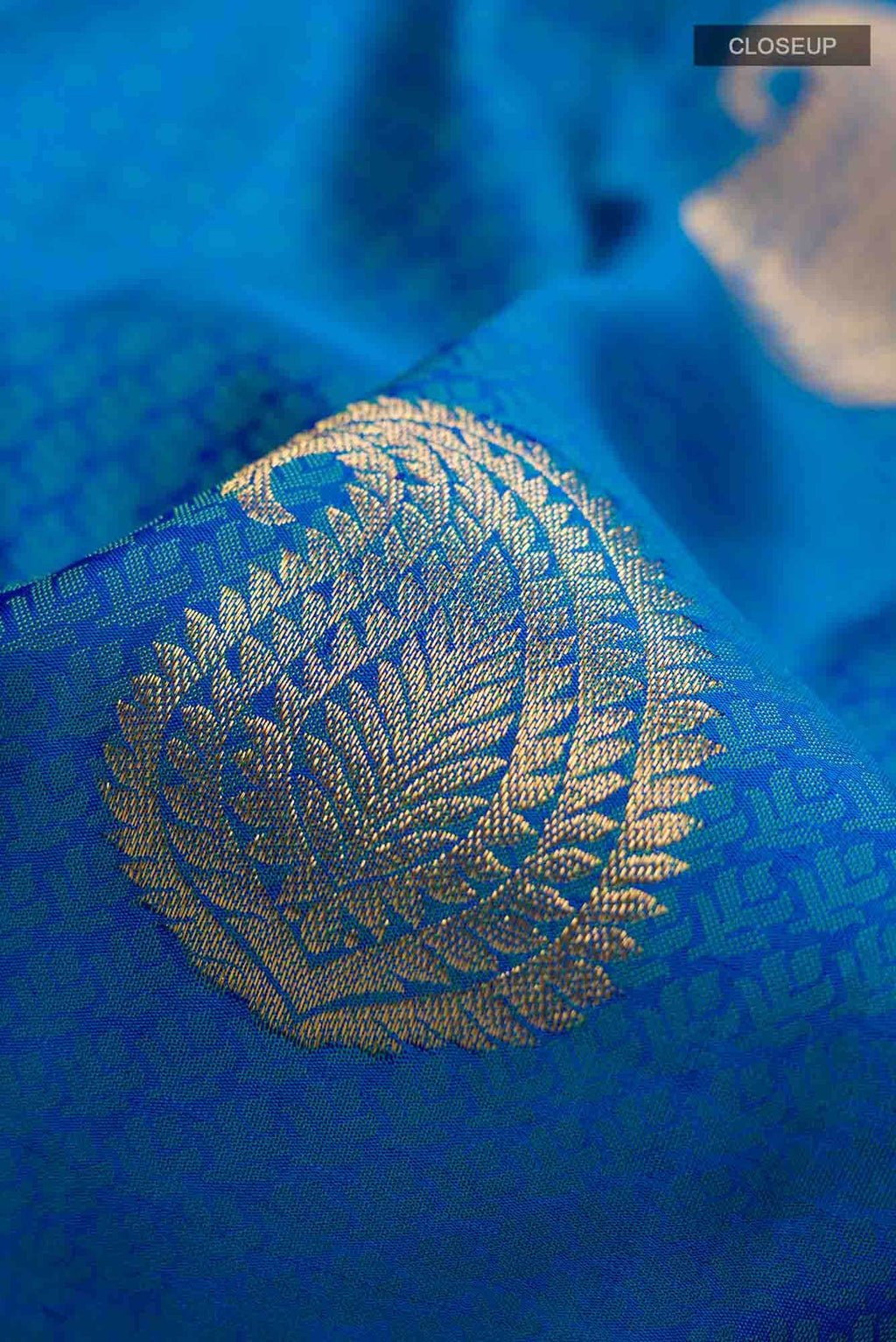 Blue Kanchipuram Silk Saree