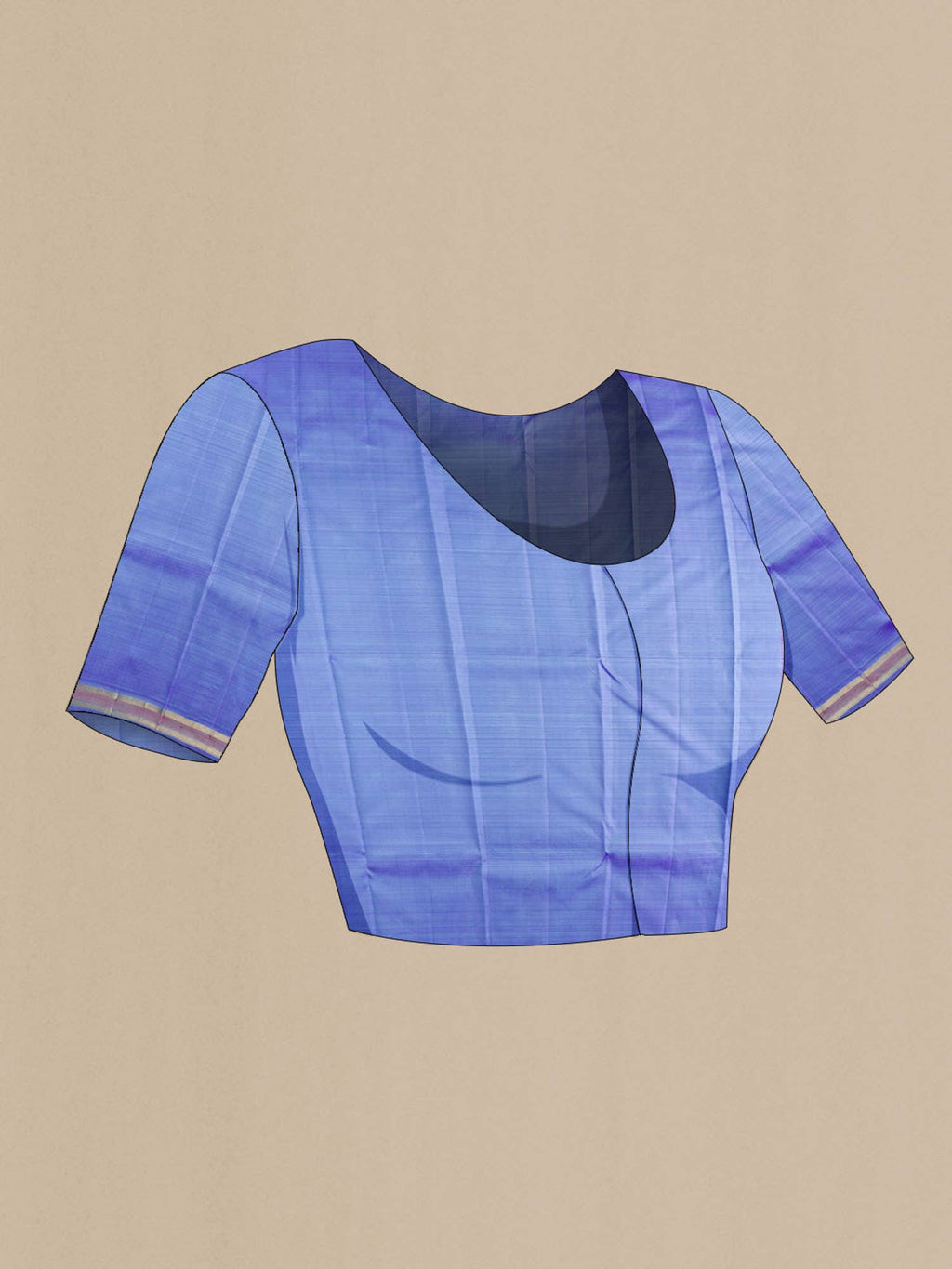 Blue Kanchipuram Silk Saree