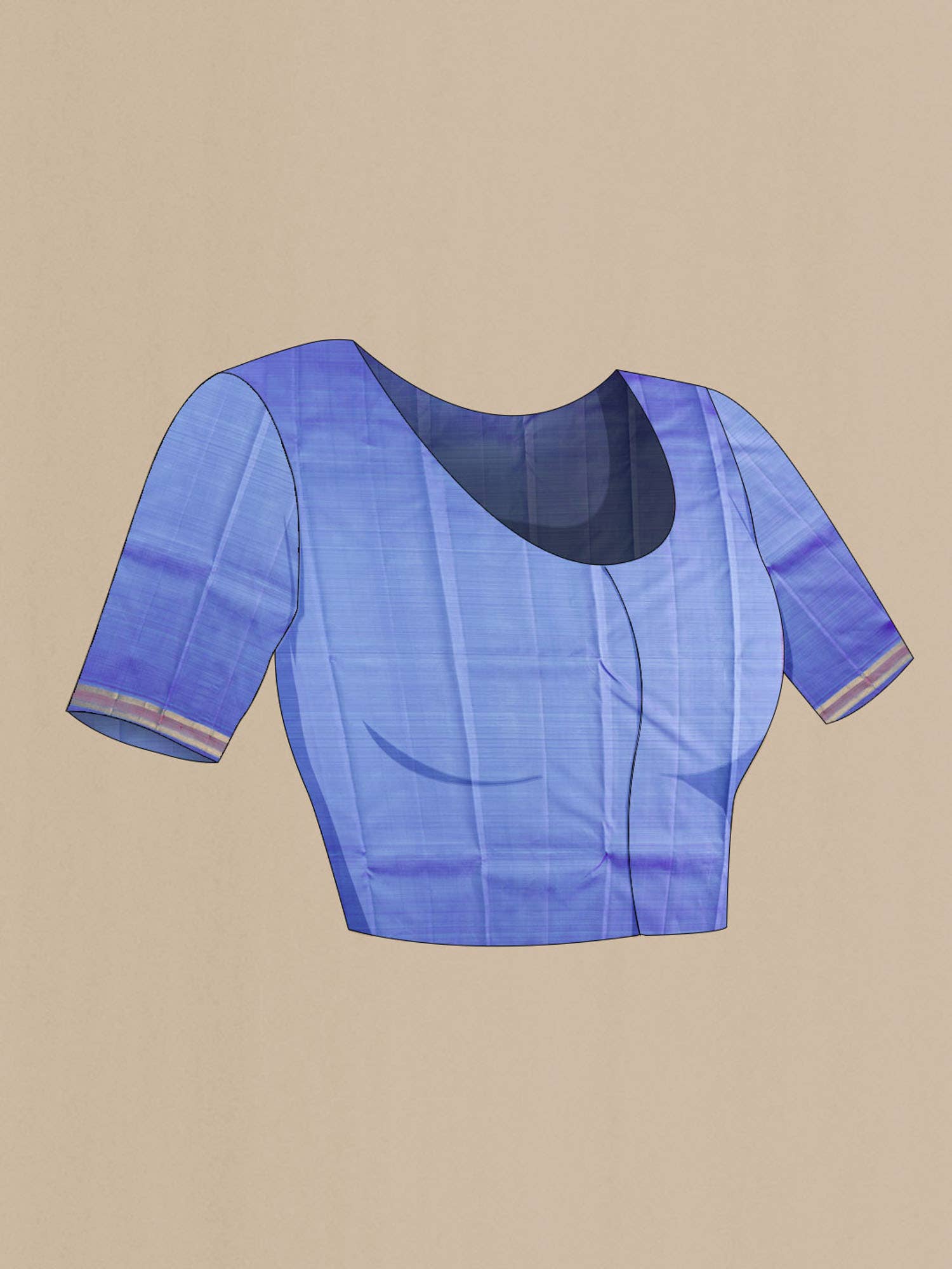 Blue Kanchipuram Silk Saree