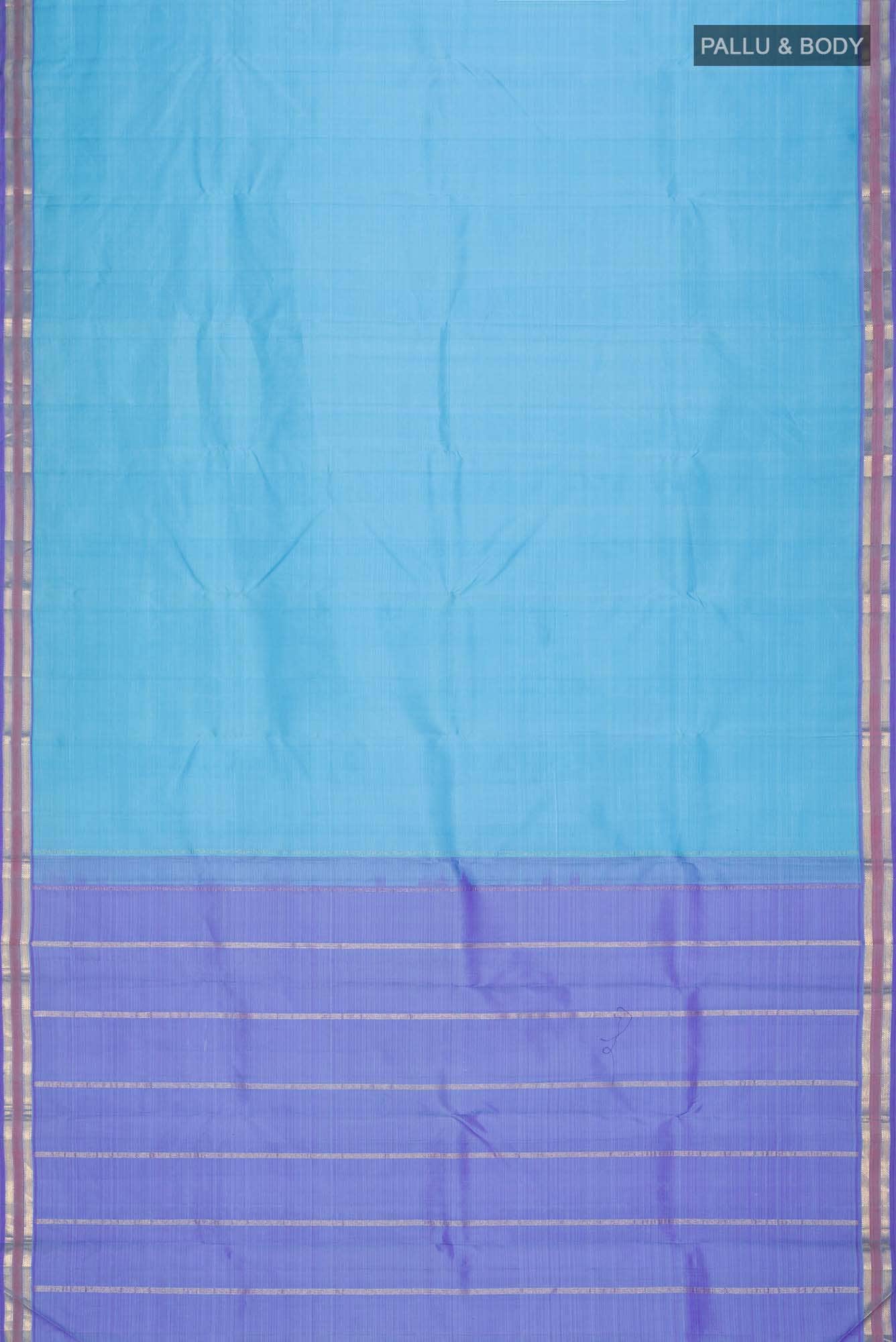 Blue Kanchipuram Silk Saree