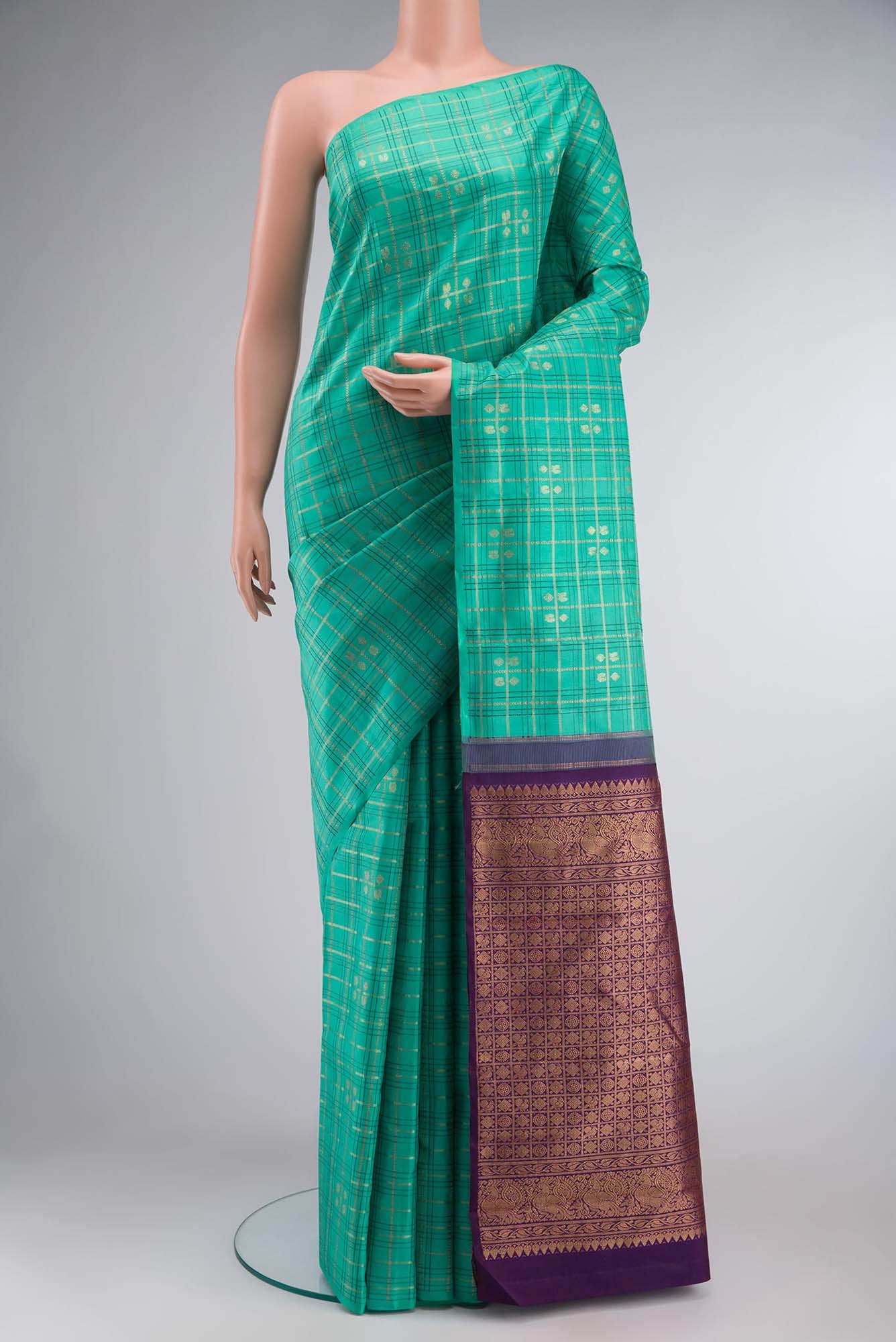 Green Kanchipuram Silk Saree