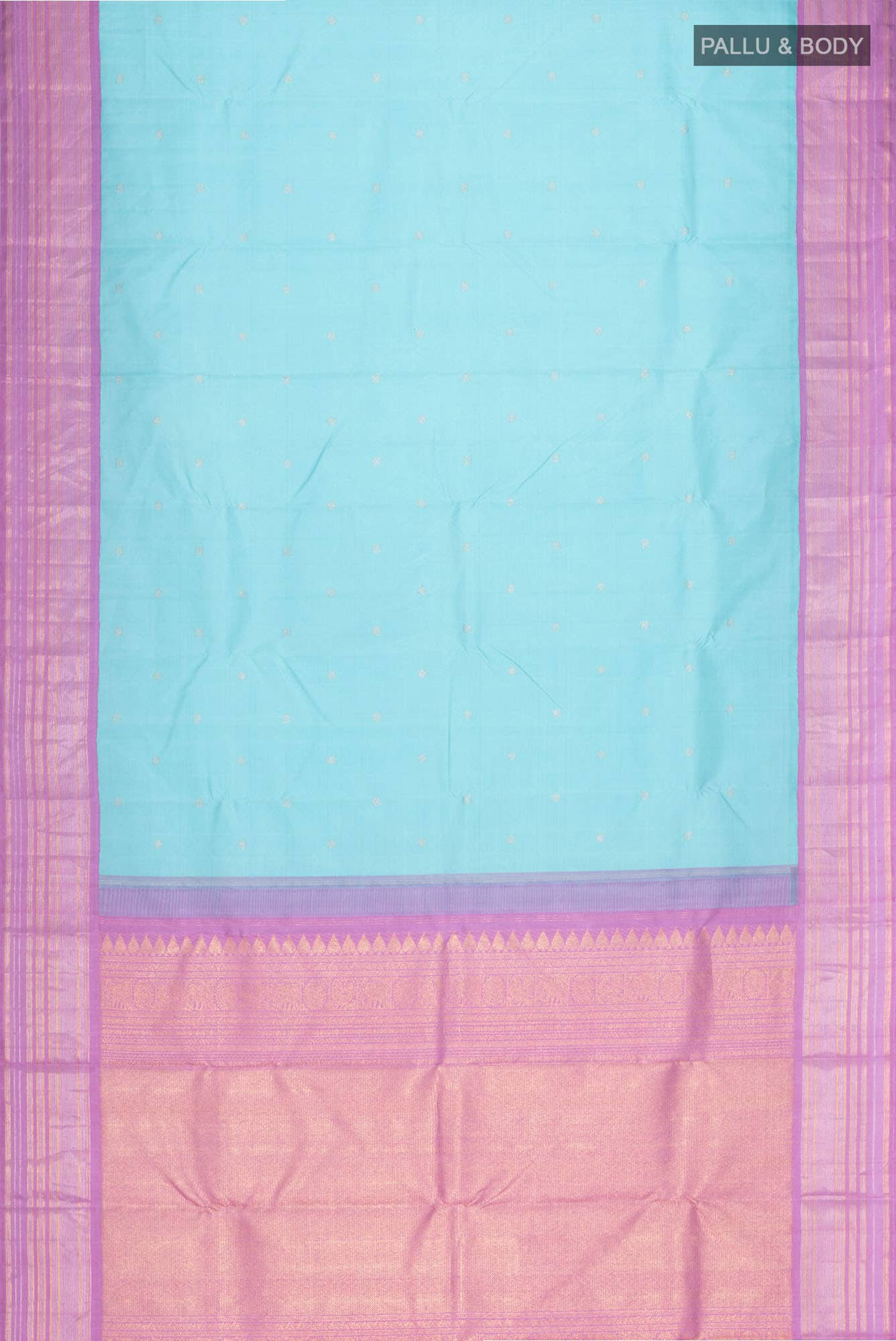 Blue Kanchipuram Silk Saree