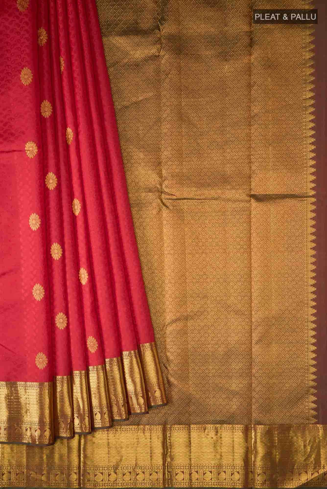 Red Kanchipuram Silk Saree