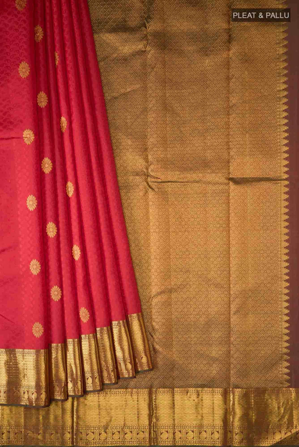Red Kanchipuram Silk Saree