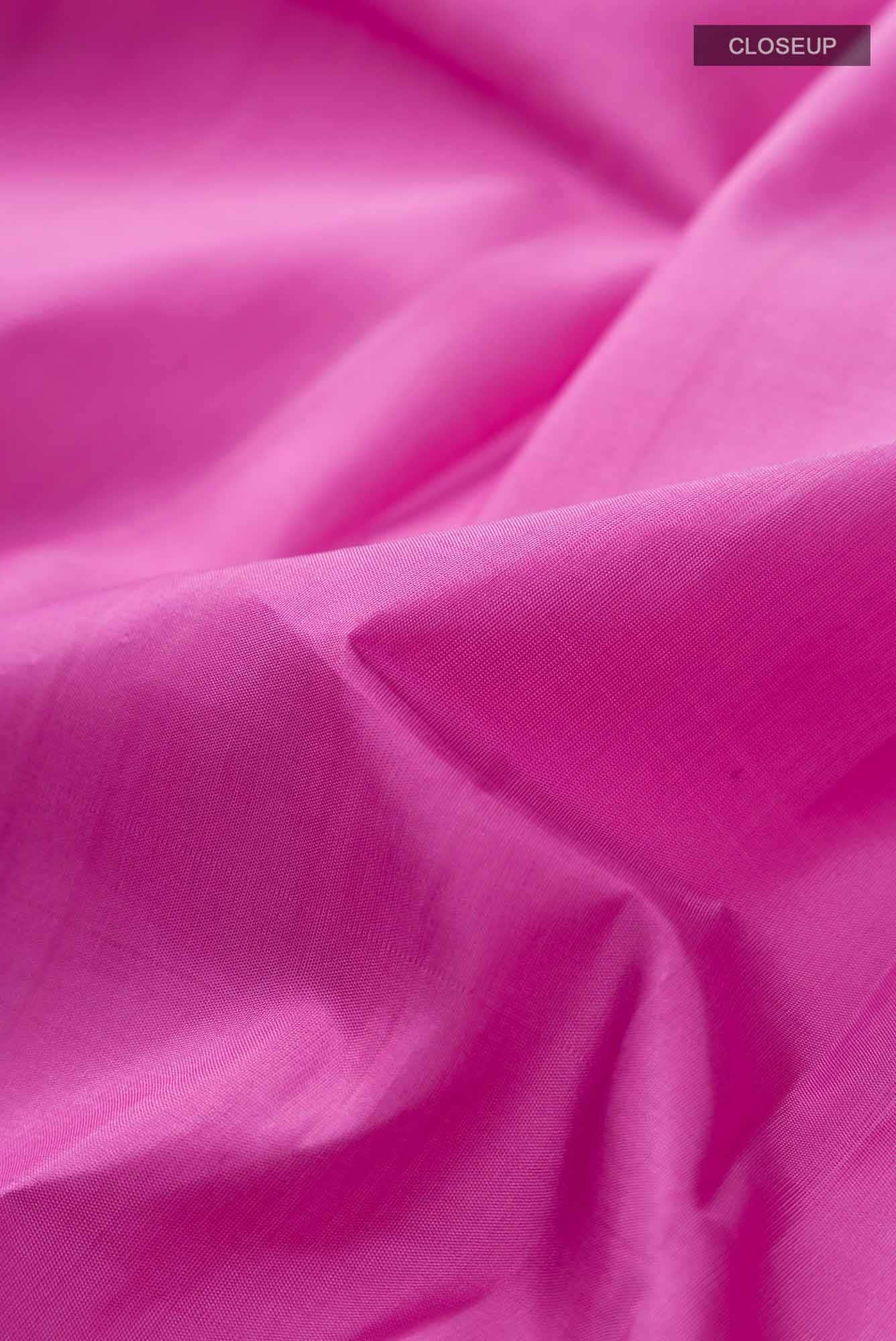 Pink Kanchipuram Silk Saree
