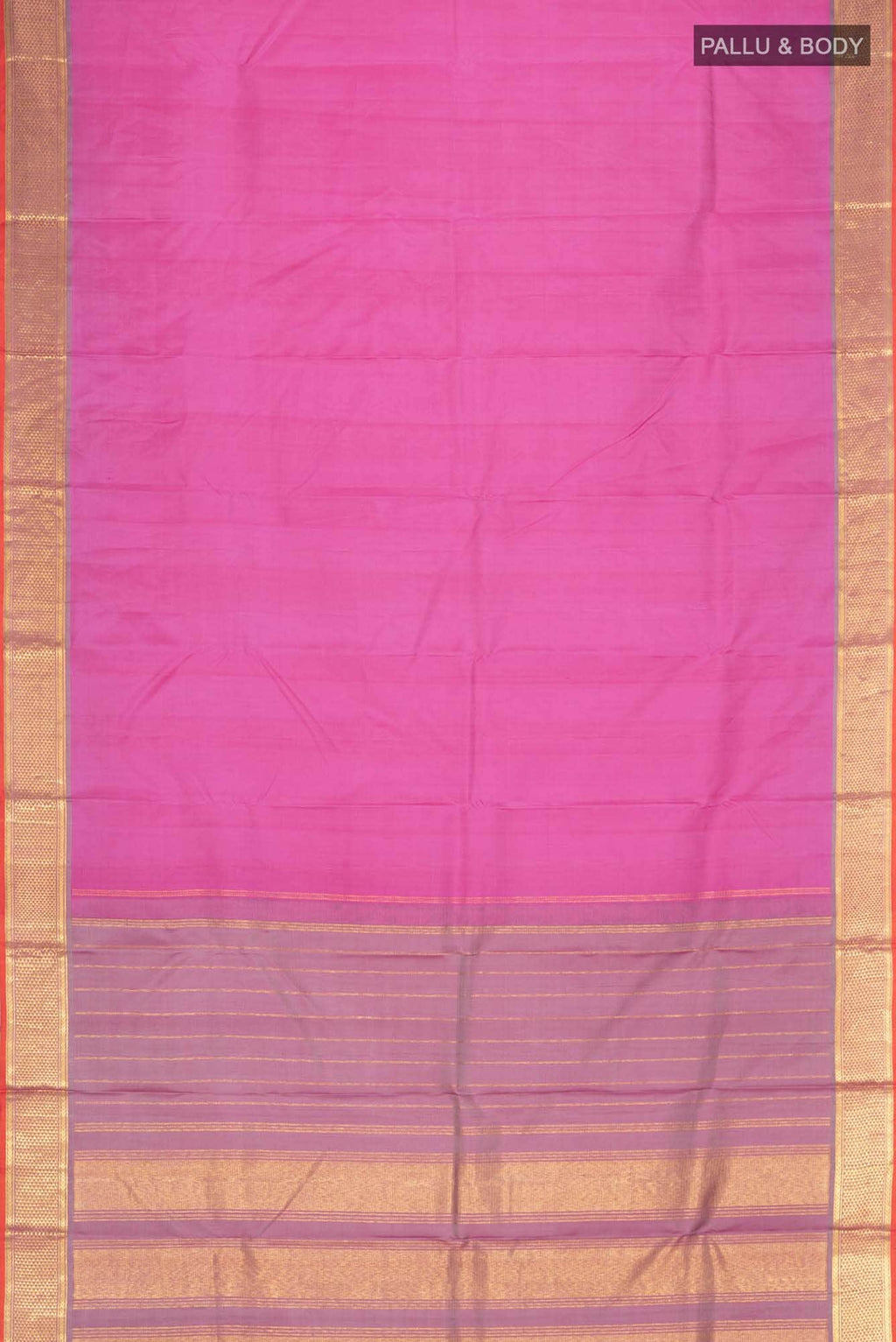 Pink Kanchipuram Silk Saree
