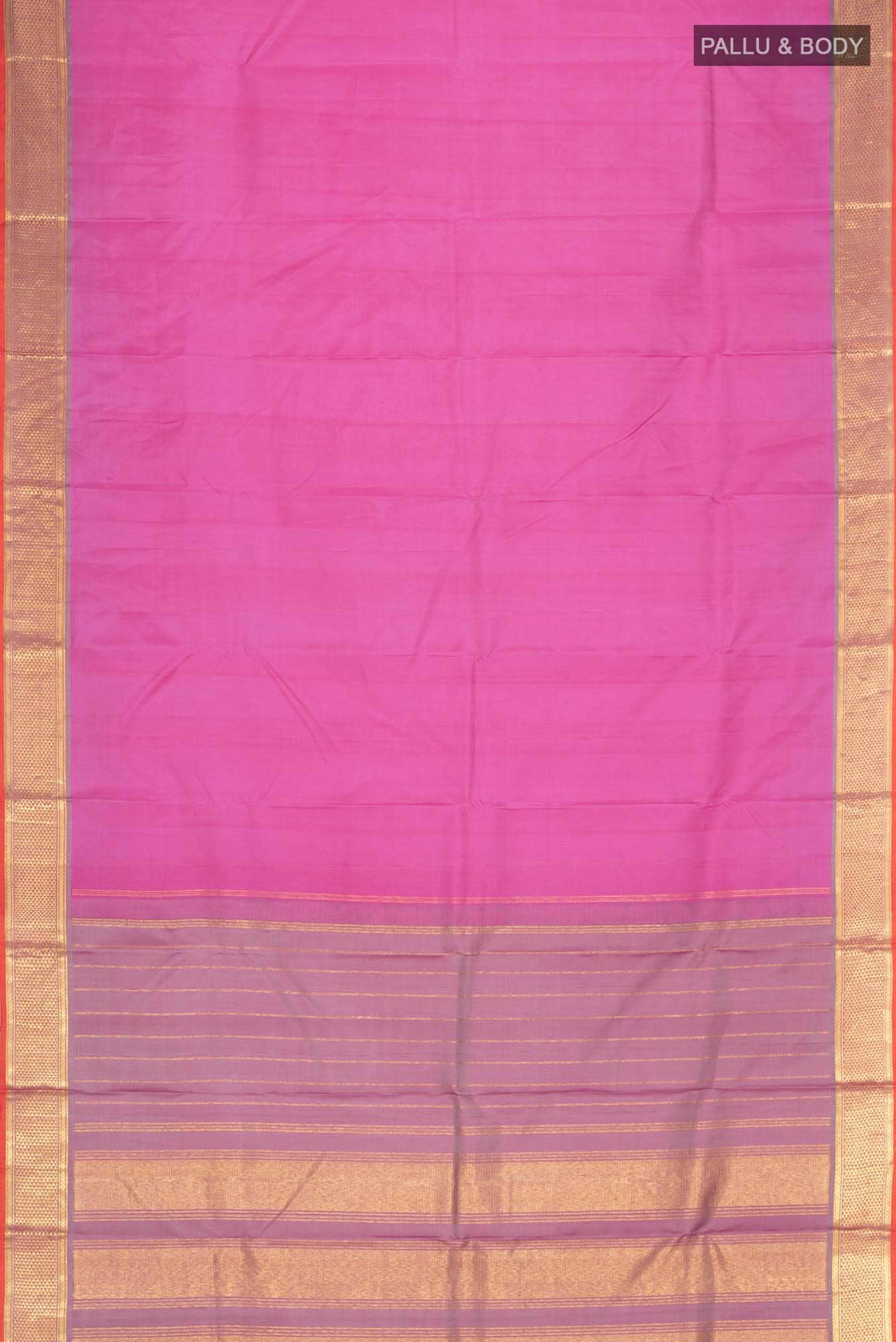 Pink Kanchipuram Silk Saree