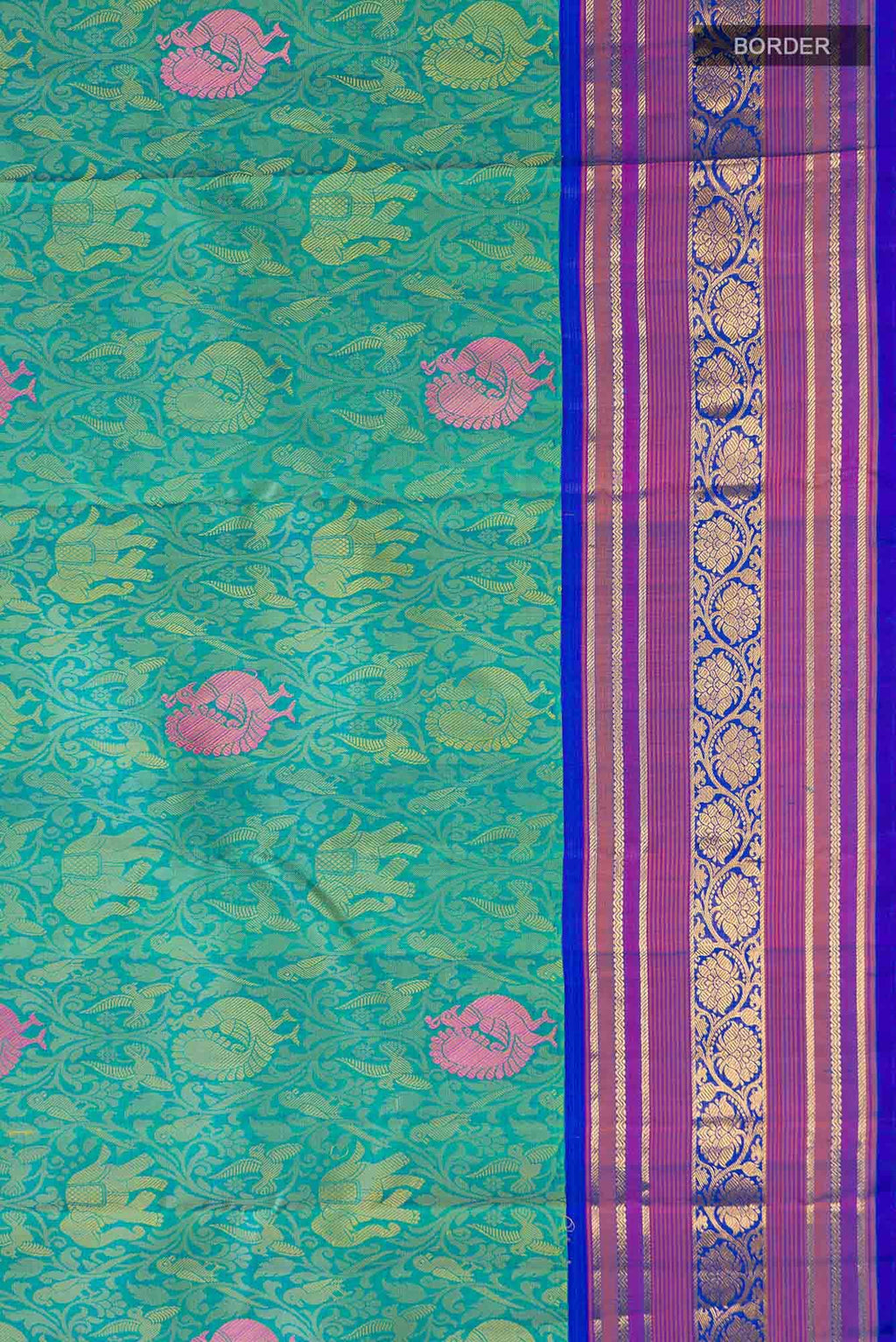 Green Kanchipuram Silk Saree