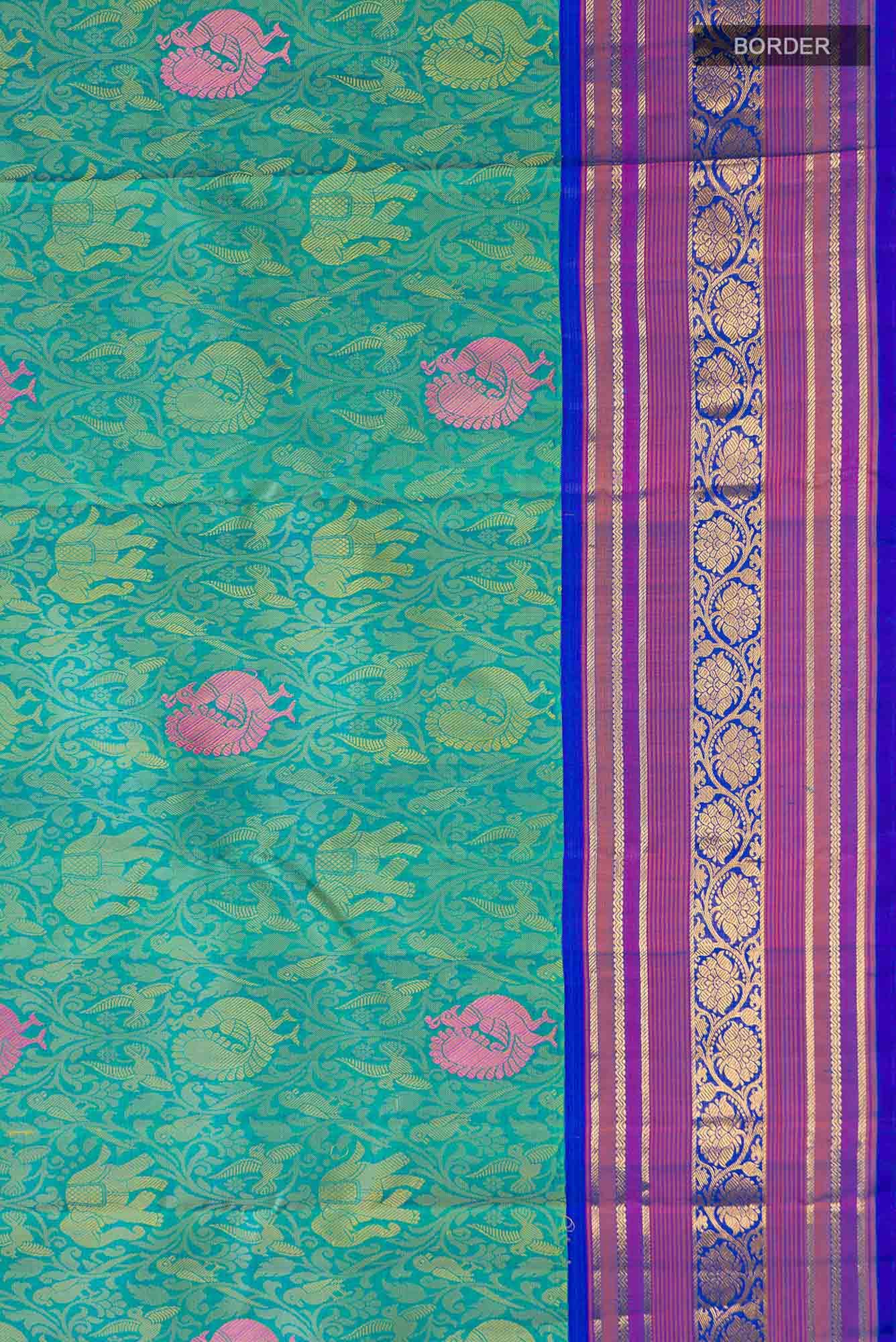 Green Kanchipuram Silk Saree