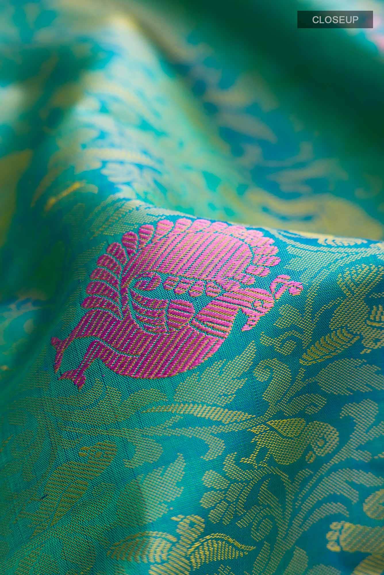 Green Kanchipuram Silk Saree