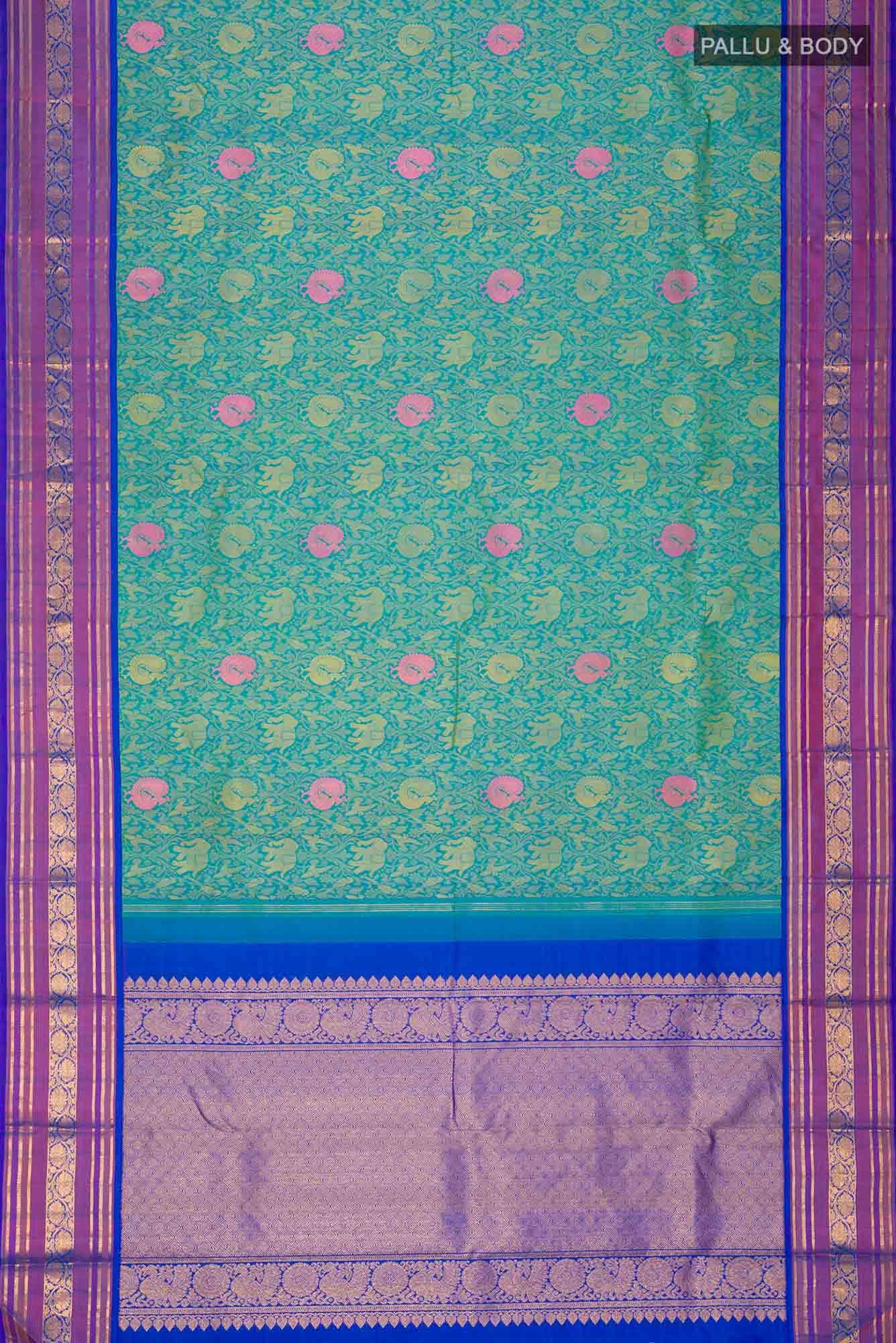Green Kanchipuram Silk Saree