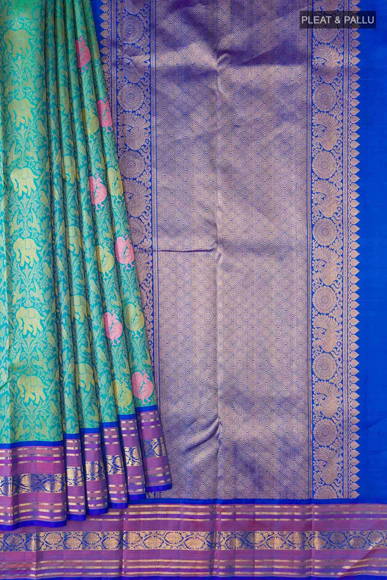 Green Kanchipuram Silk Saree
