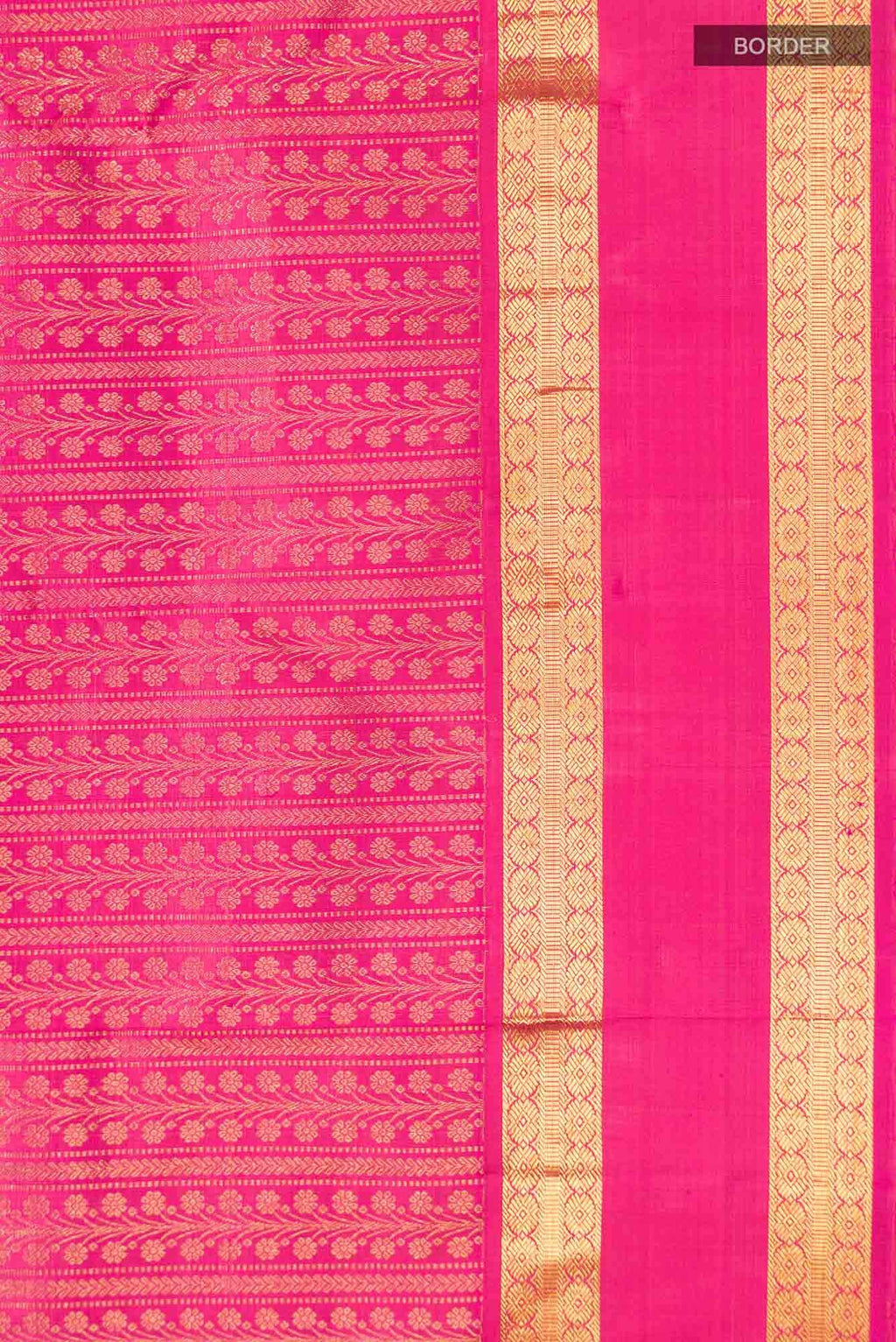Pink Kanchipuram Silk Saree