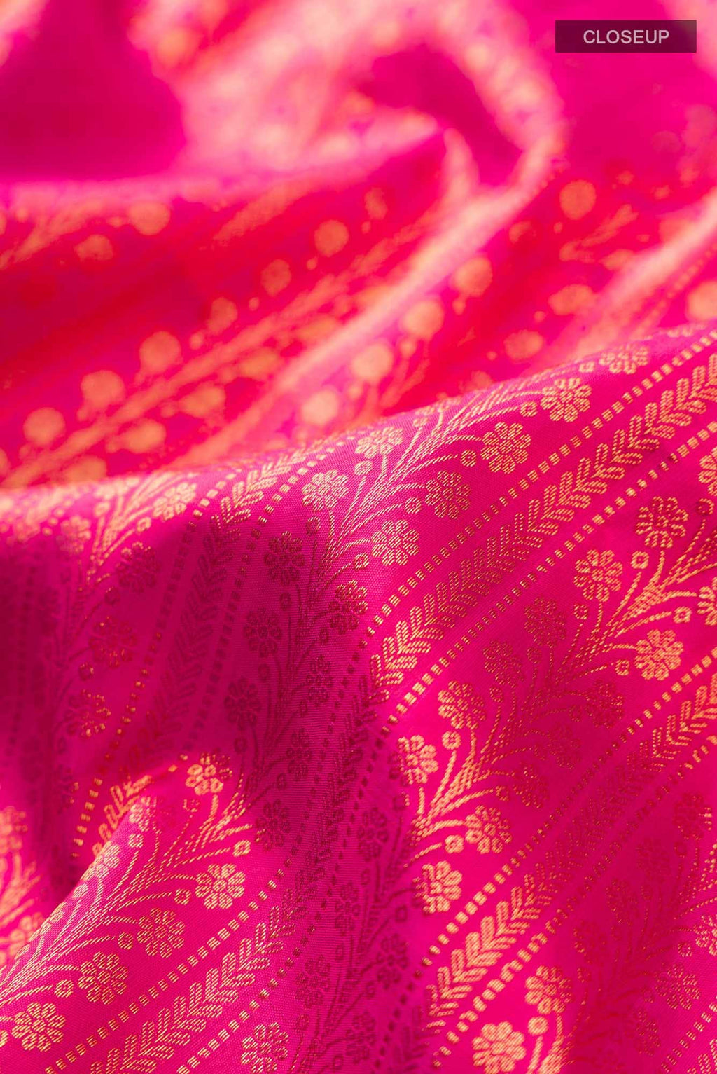 Pink Kanchipuram Silk Saree