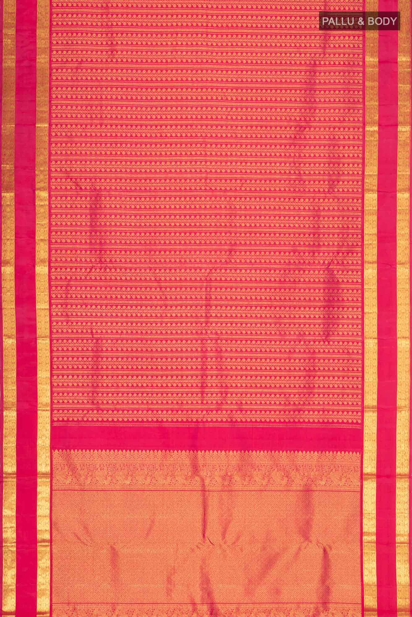 Pink Kanchipuram Silk Saree