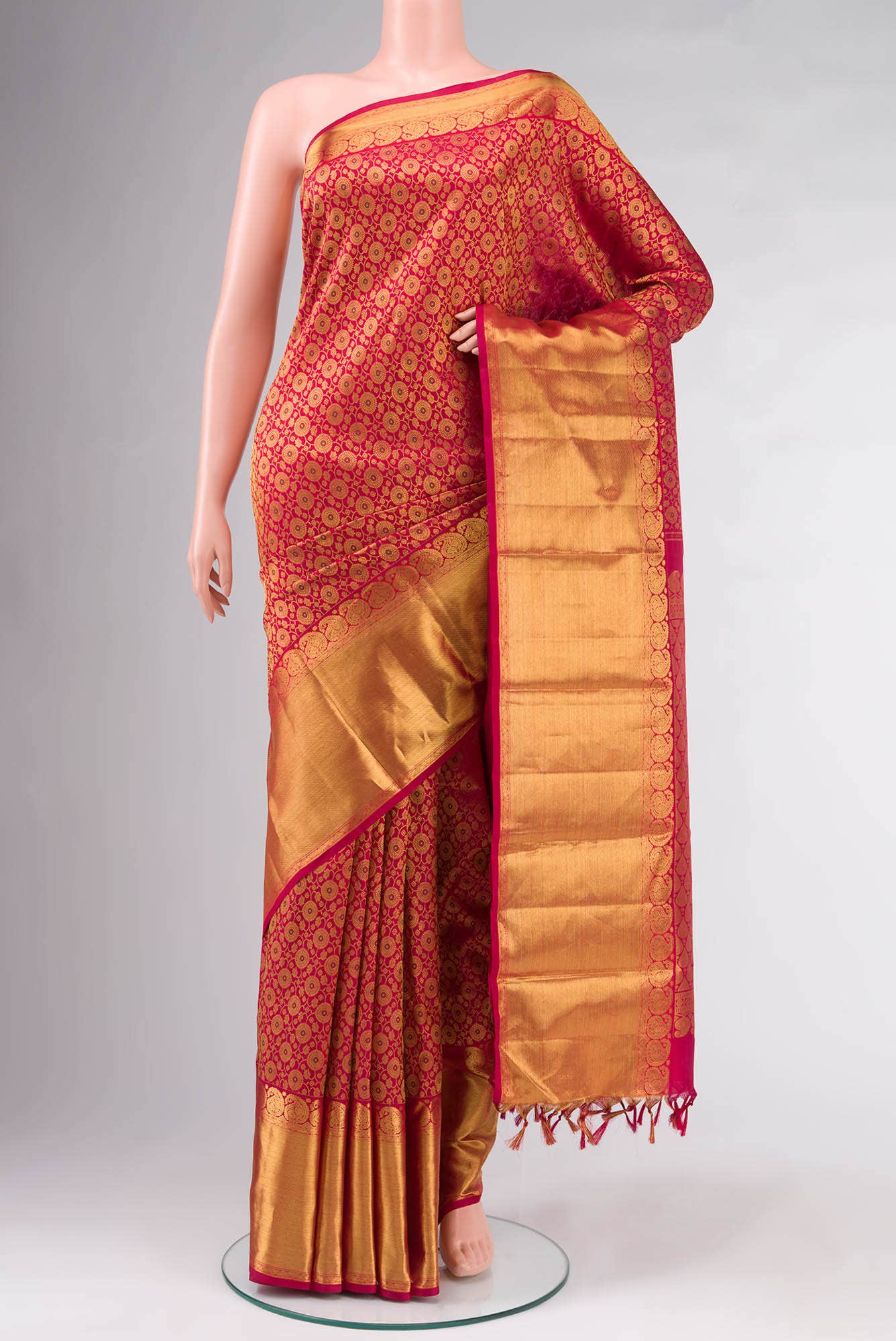 Red Kanchipuram Silk Saree