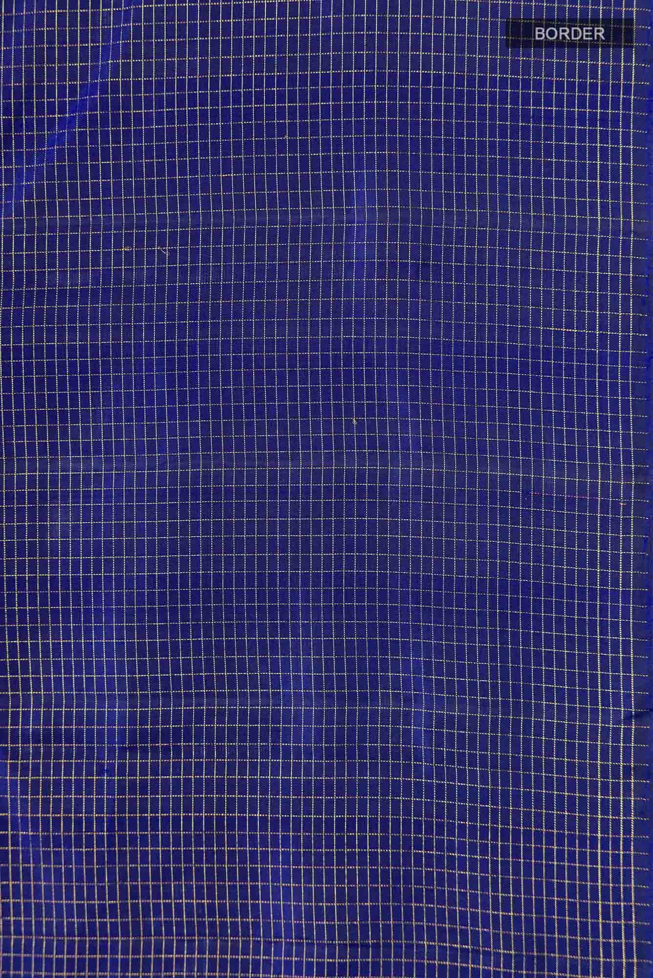 Blue Kanchipuram Silk Saree