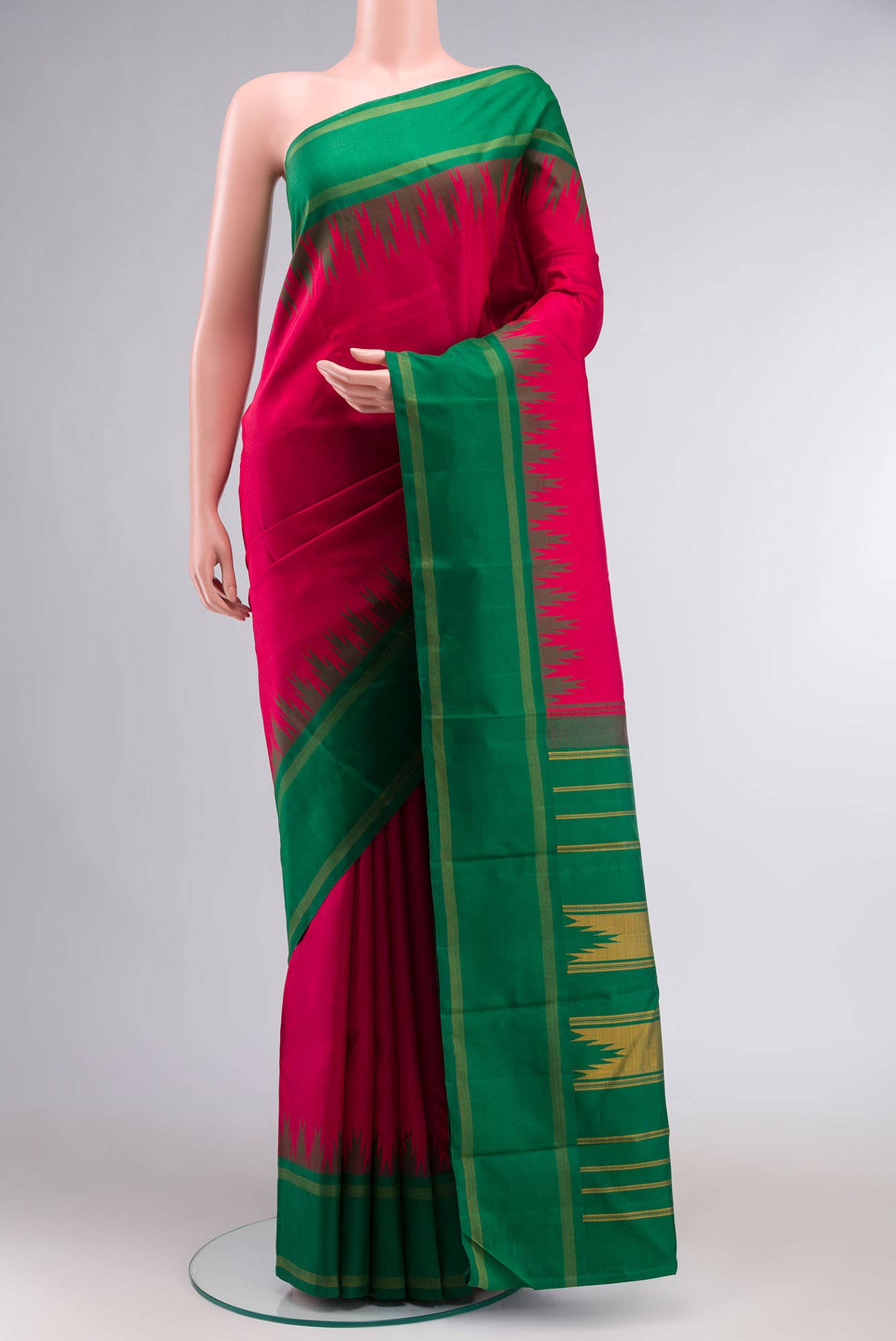 Red Kanchipuram Silk Saree