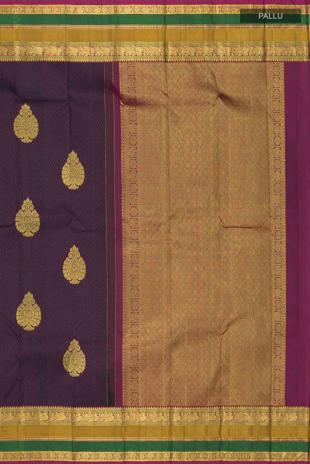 Black Kanchipuram Silk Saree