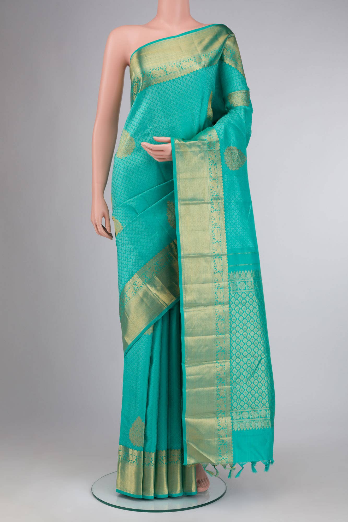 Green Kanchipuram Silk Saree