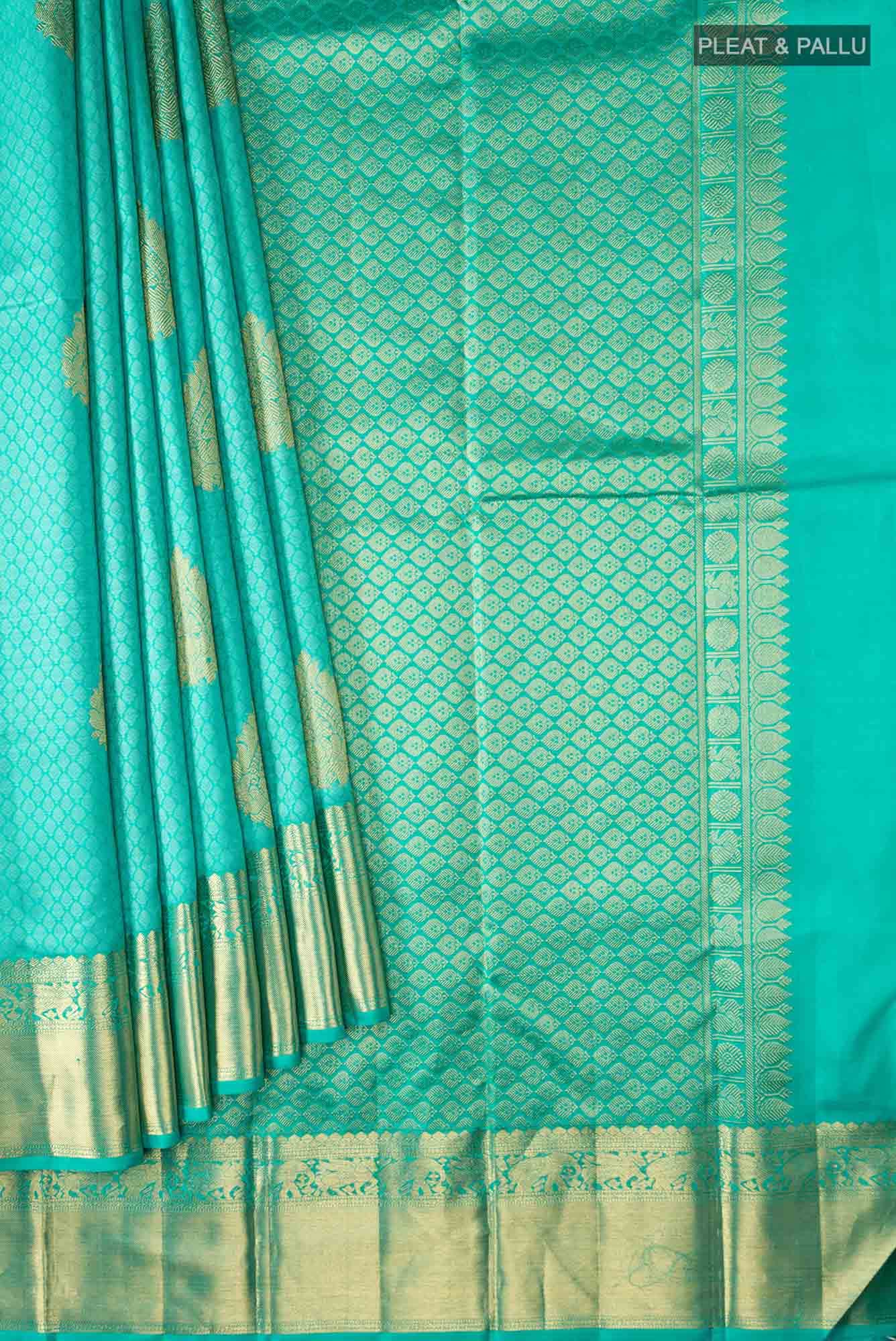 Green Kanchipuram Silk Saree
