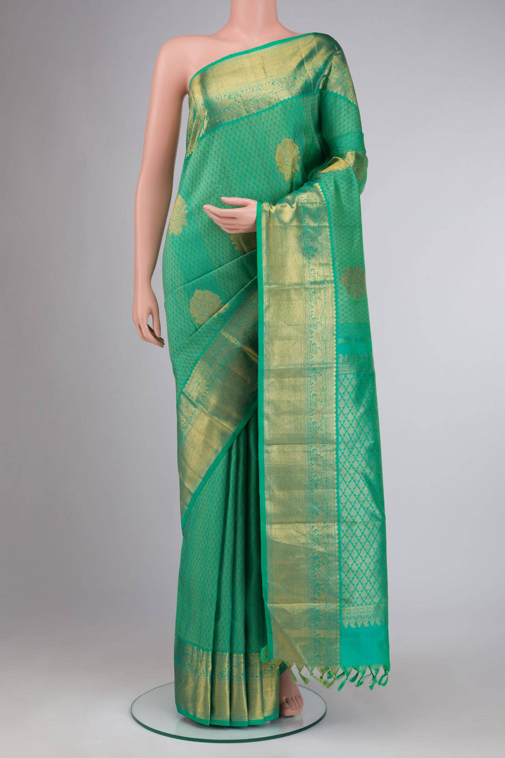 Green Kanchipuram Silk Saree
