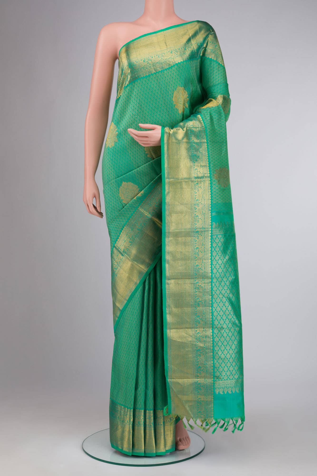 Green Kanchipuram Silk Saree