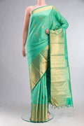 Sea Green Kanjivaram Silk Saree