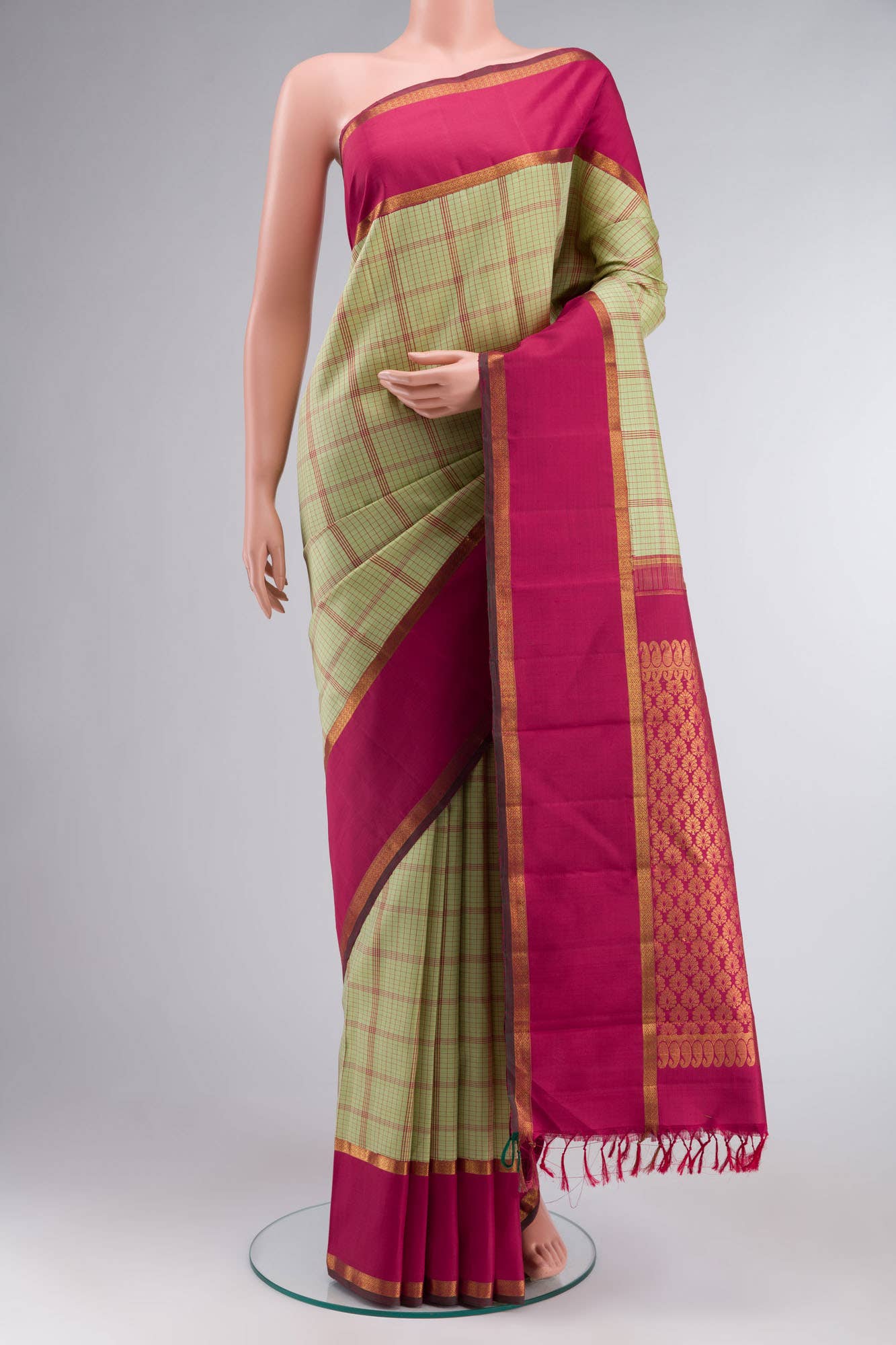 Green Kanchipuram Silk Saree