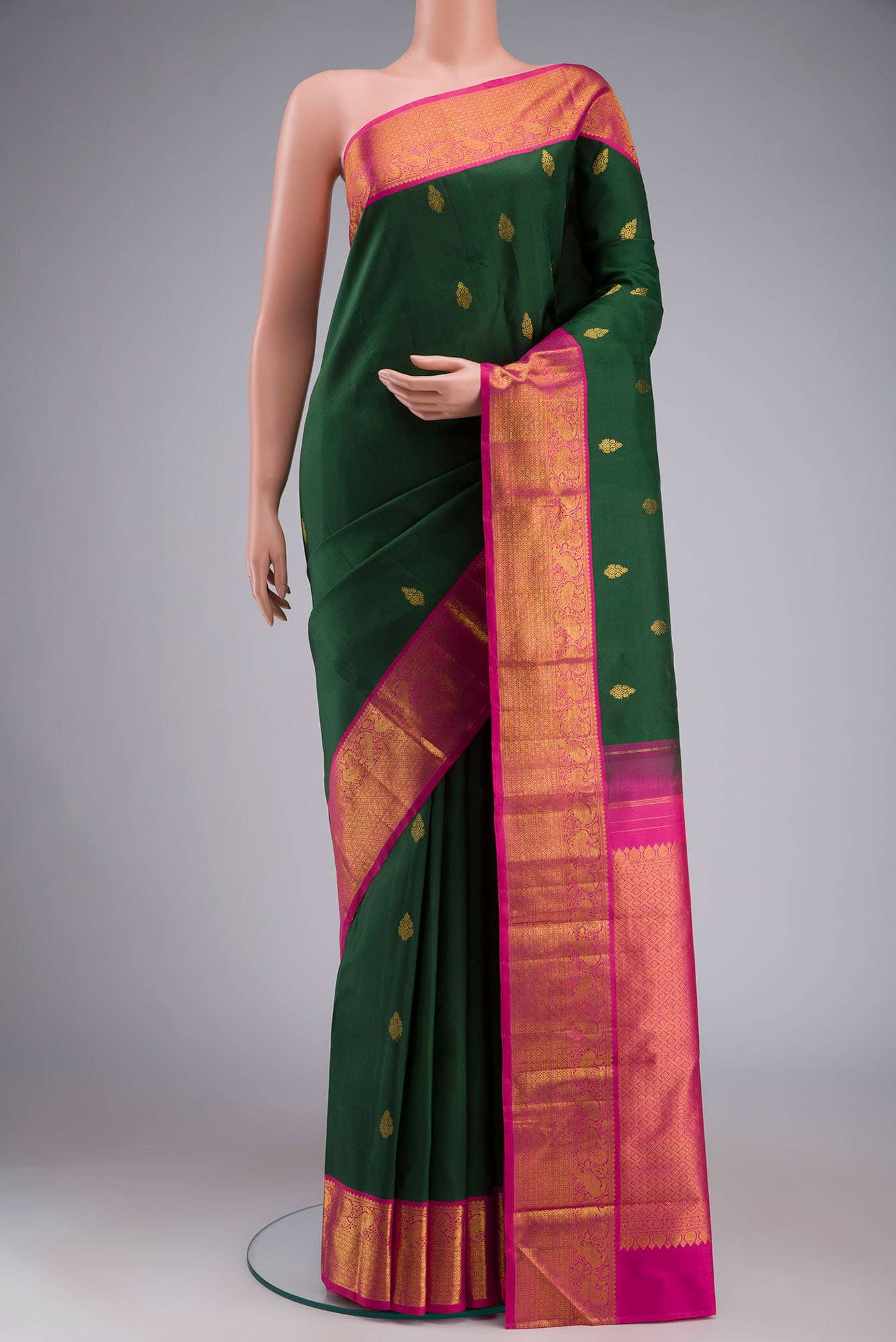 Green Kanchipuram Silk Saree
