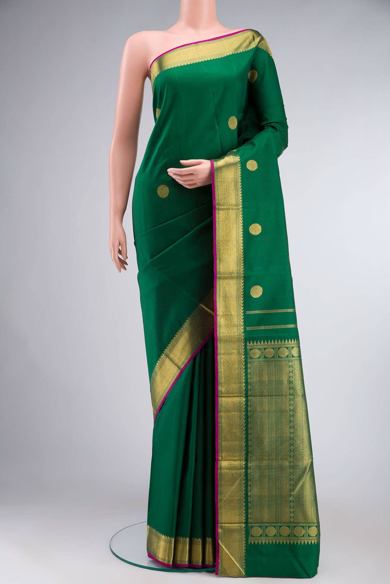 Green Kanchipuram Silk Saree