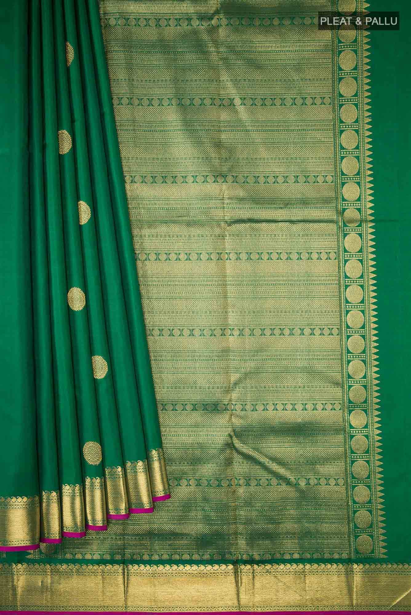 Green Kanchipuram Silk Saree