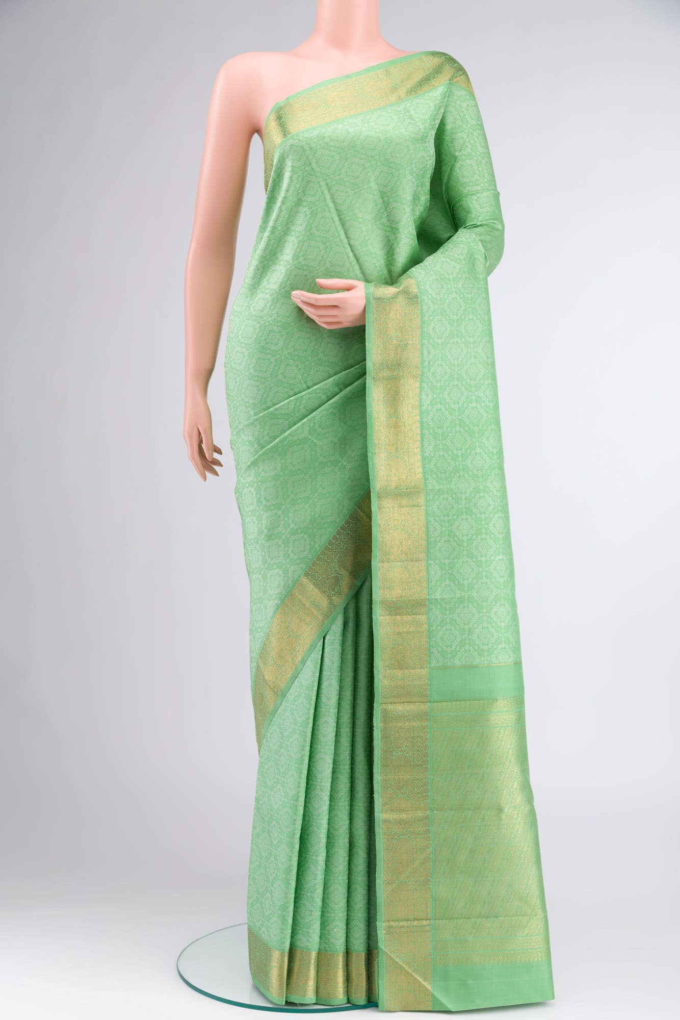 Green Kanchipuram Silk Saree