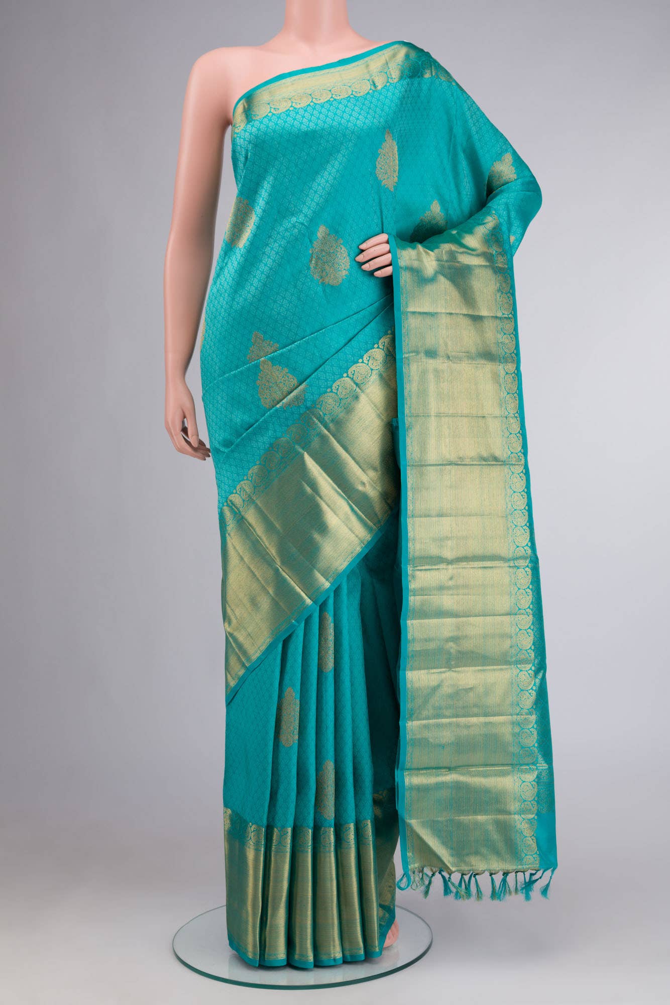 Green Kanchipuram Silk Saree