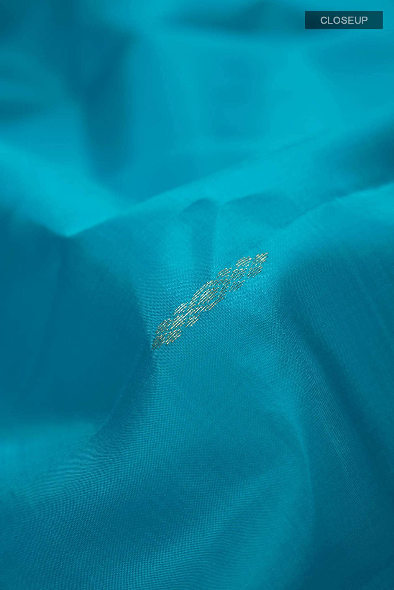 Blue Kanchipuram Silk Saree