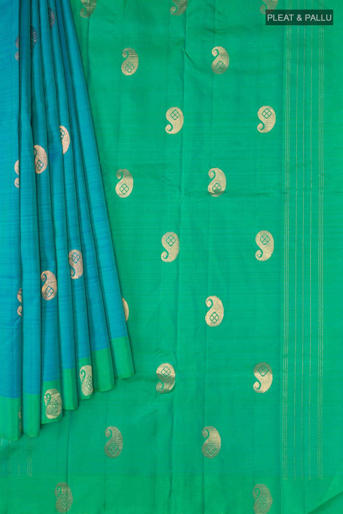 Blue Kanchipuram Silk Saree