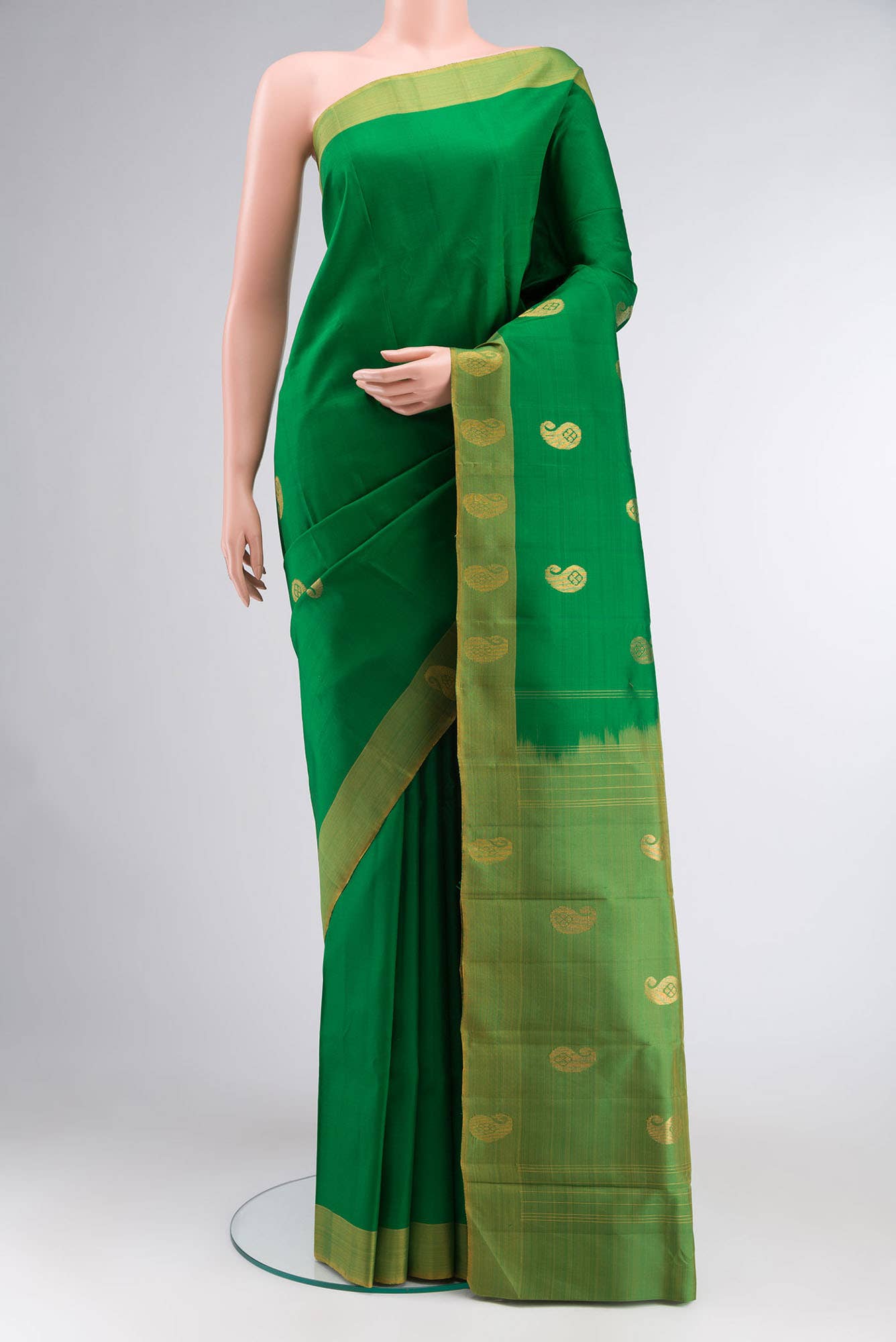 Green Kanchipuram Silk Saree