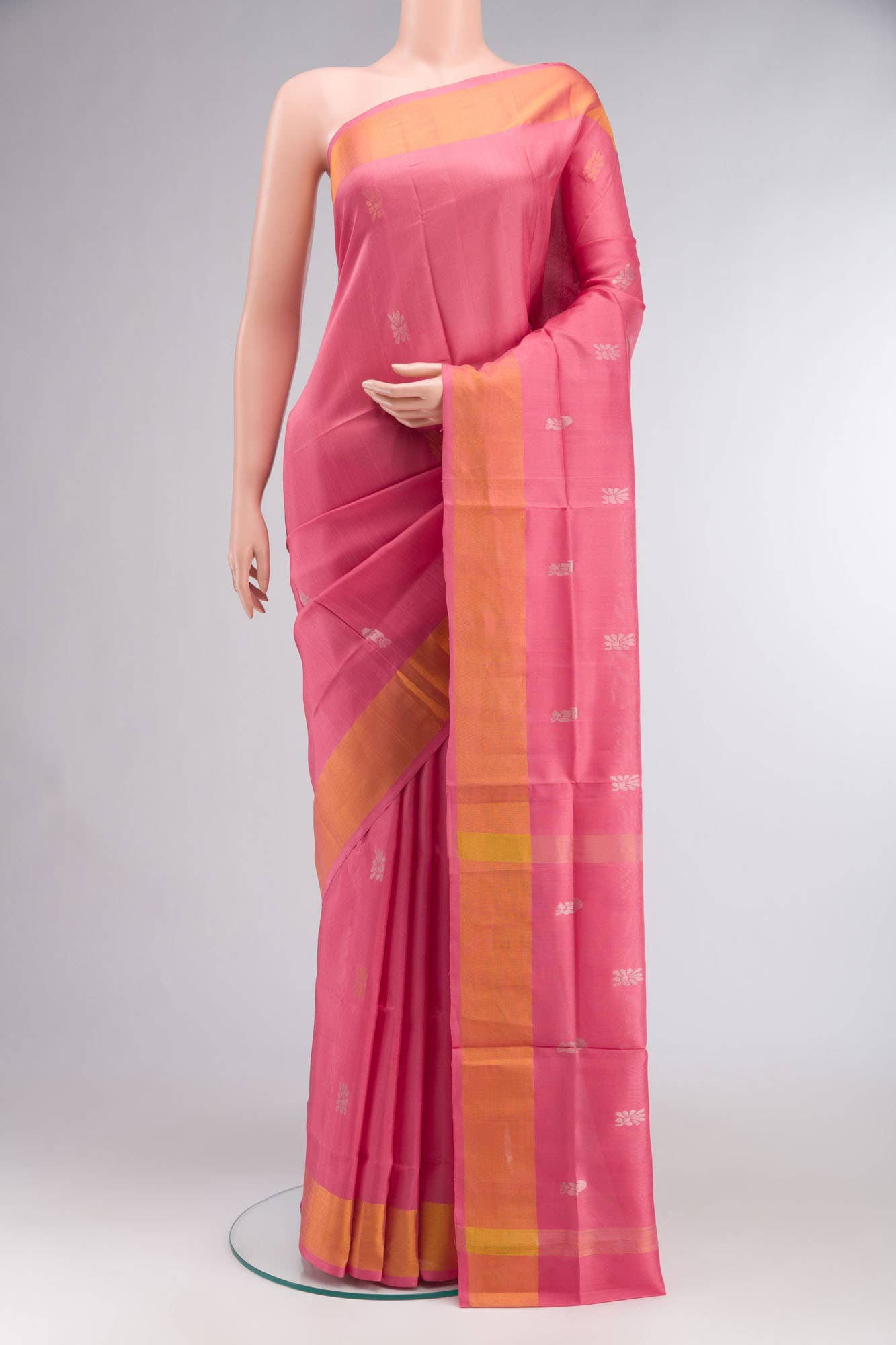 Pink Uppada Silk Saree