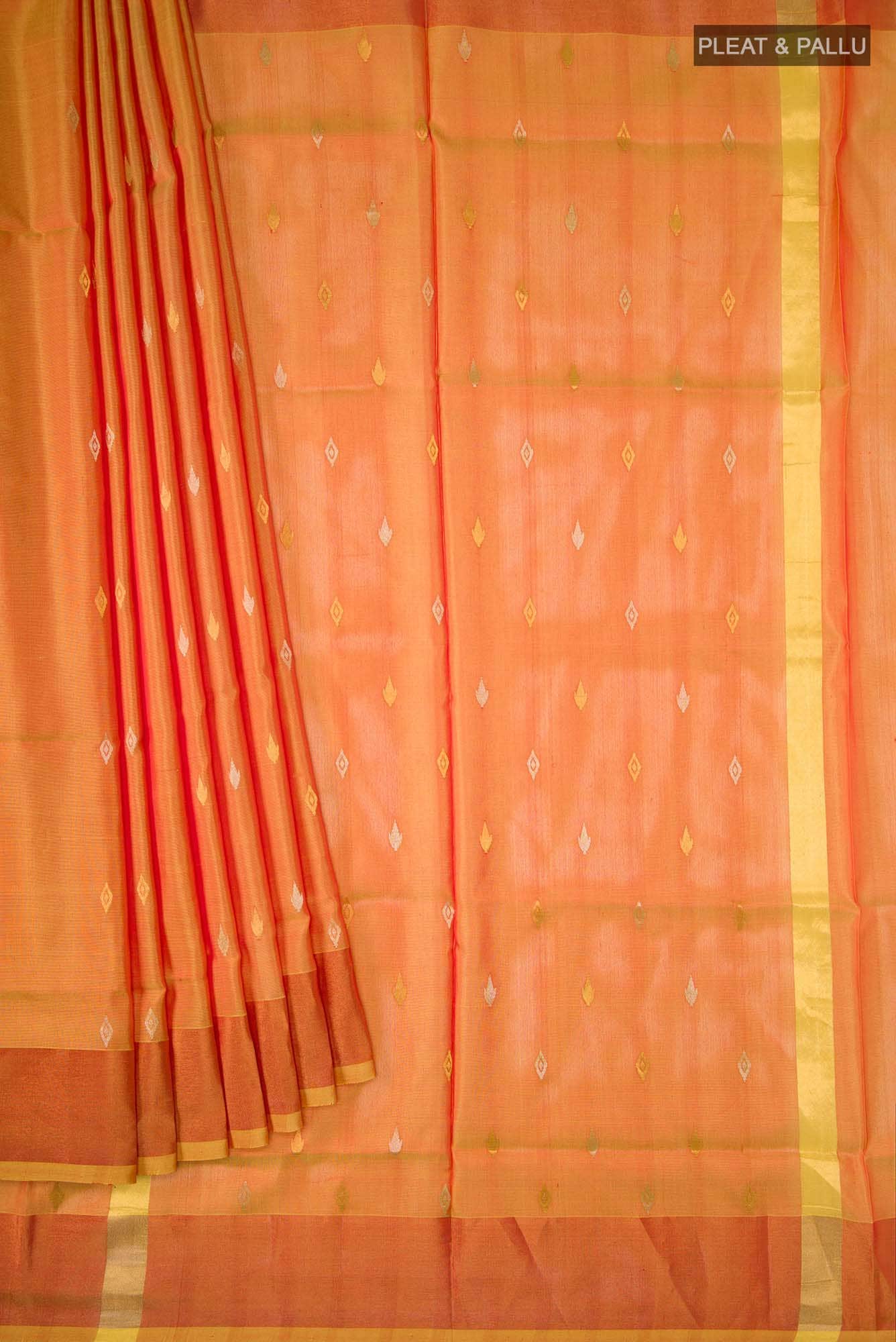 Mustard Uppada Silk Saree