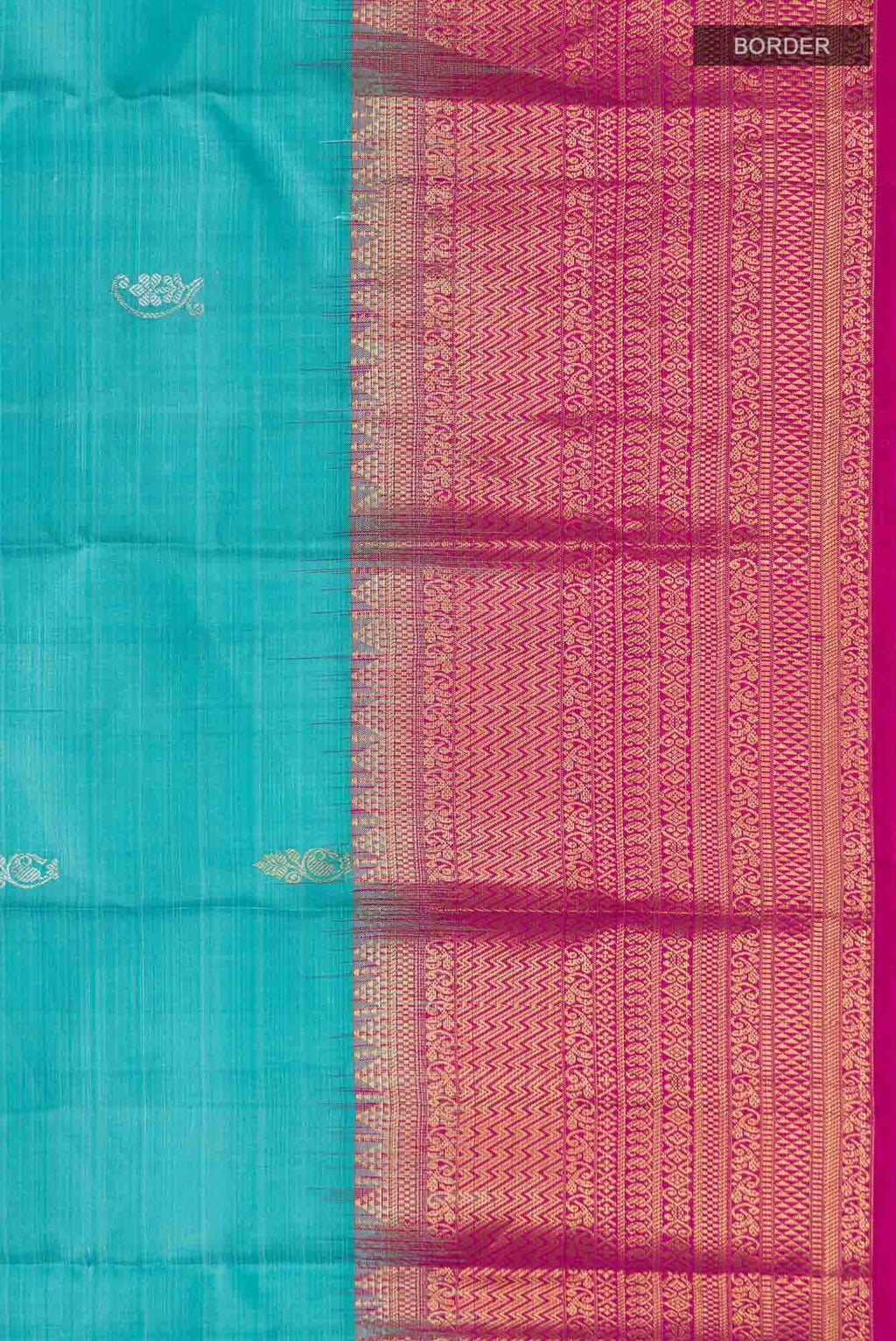 Blue Kanchipuram Silk Saree