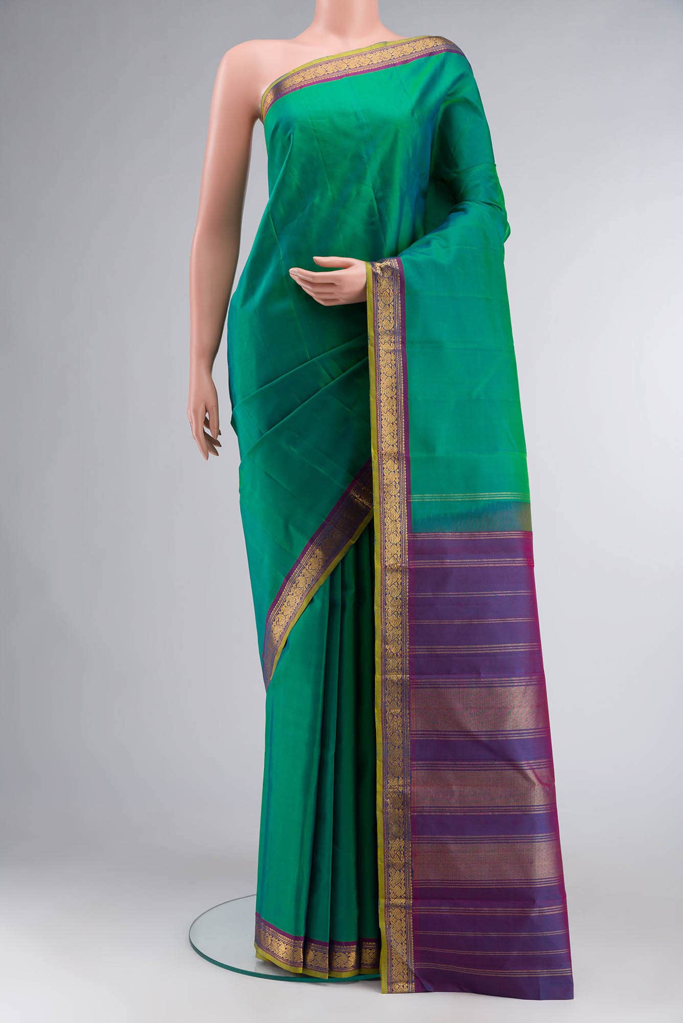 Green Kanchipuram Silk Saree