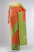 Orange Kanjivaram Silk Saree