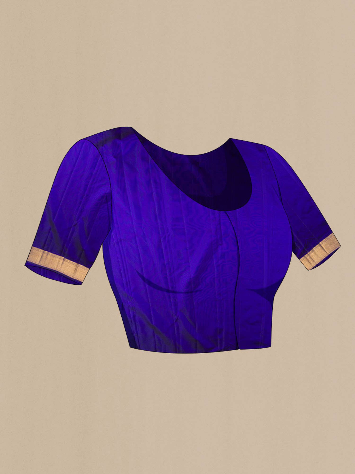 Blue Kanchipuram Silk Saree