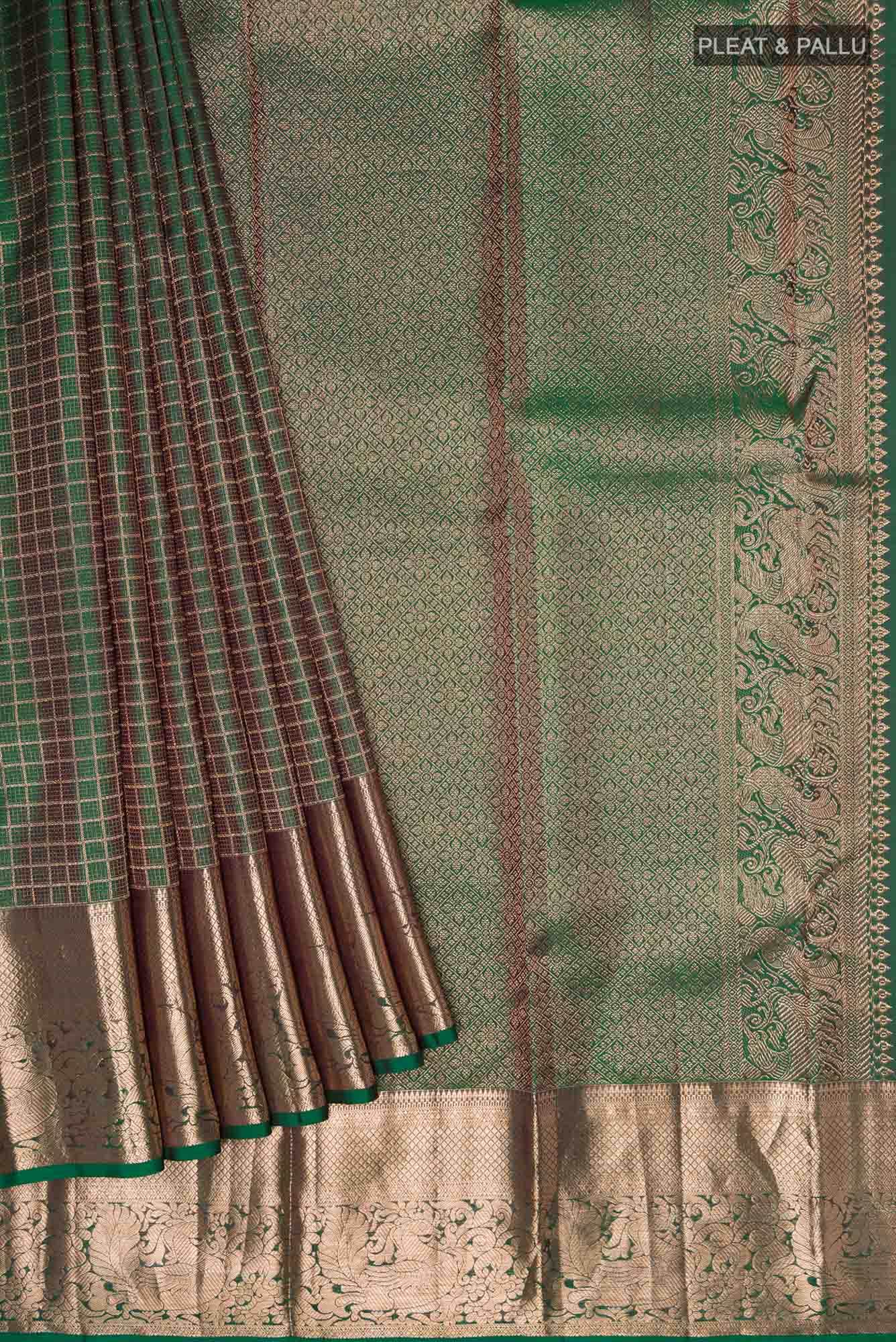 Green Kanchipuram Silk Saree