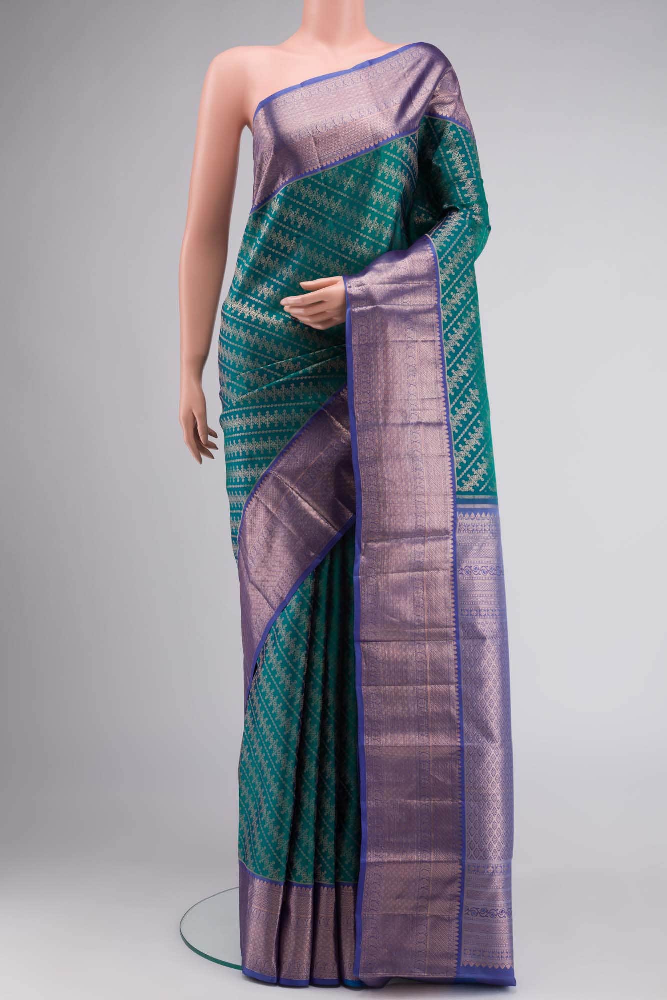 Green Kanchipuram Silk Saree