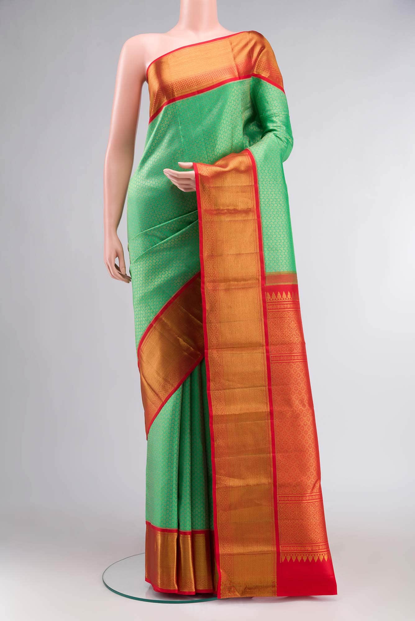 Green Kanchipuram Silk Saree